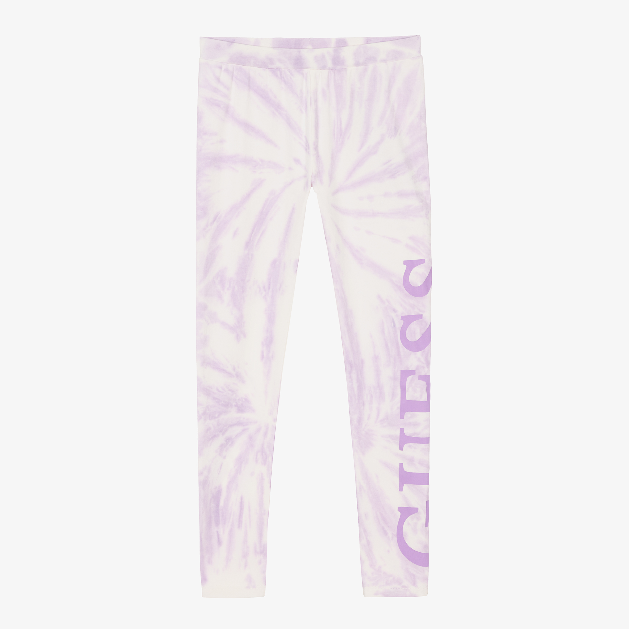 Guess - Pink Cotton Logo Leggings