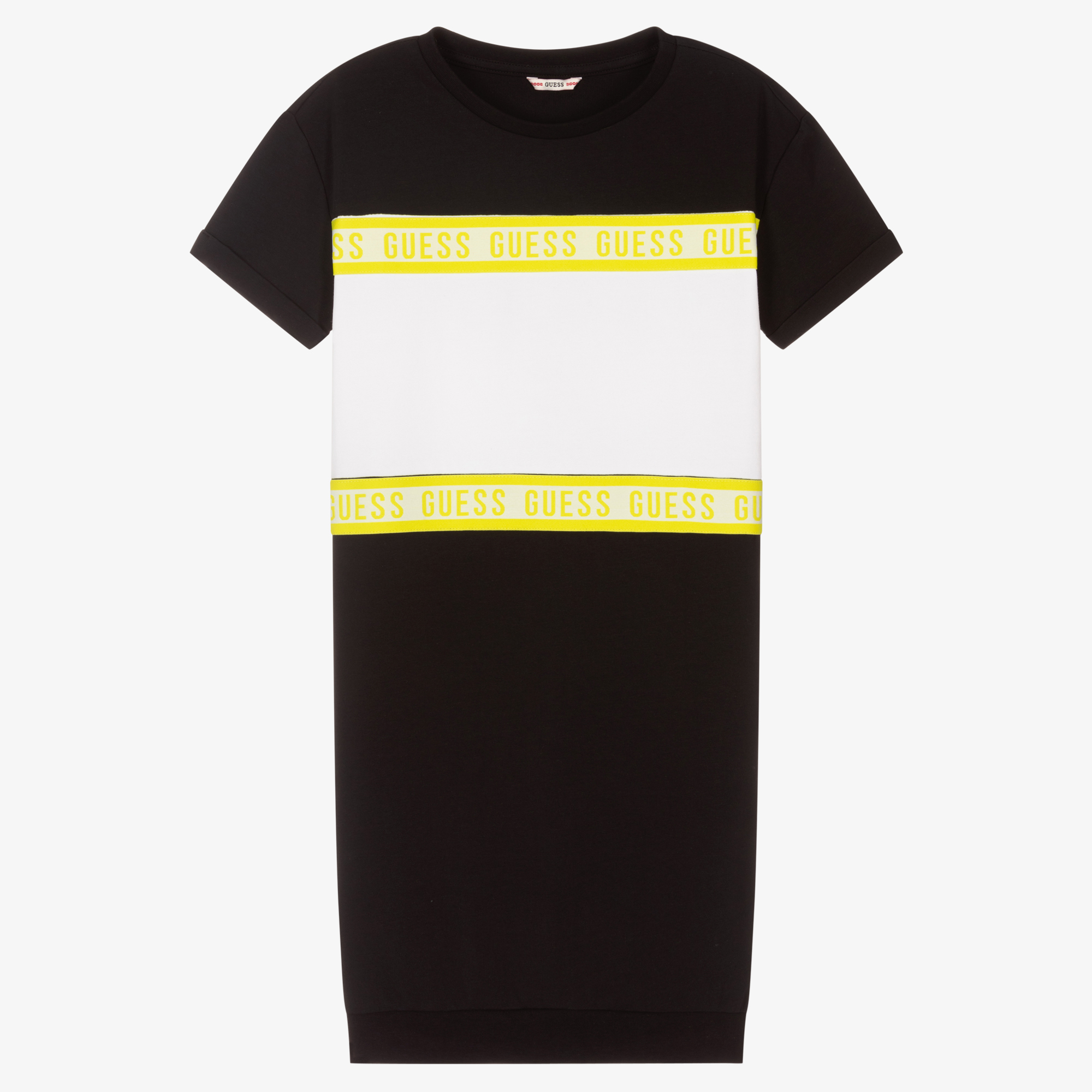 Guess logo t shirt dress hotsell