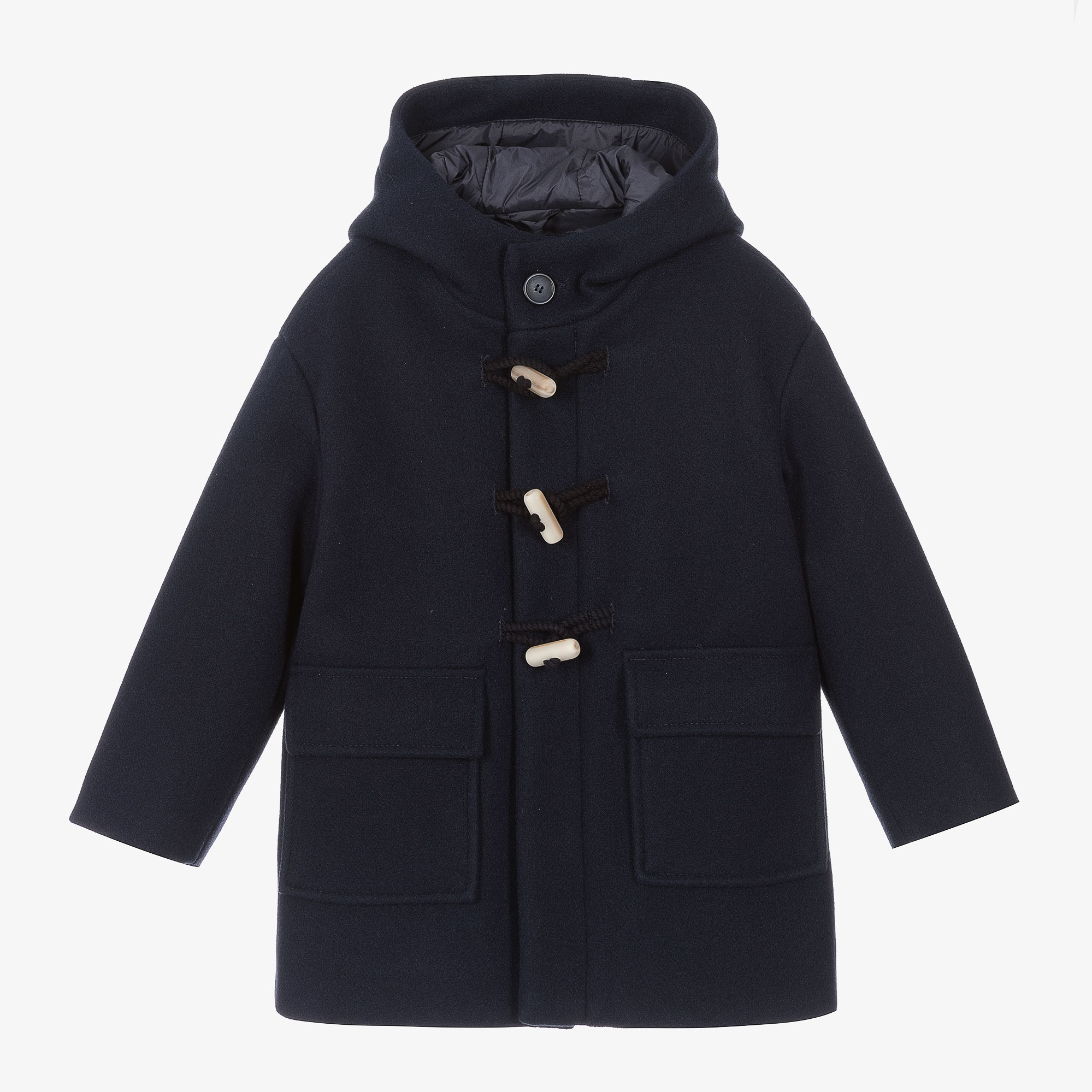 boys navy duffle coat