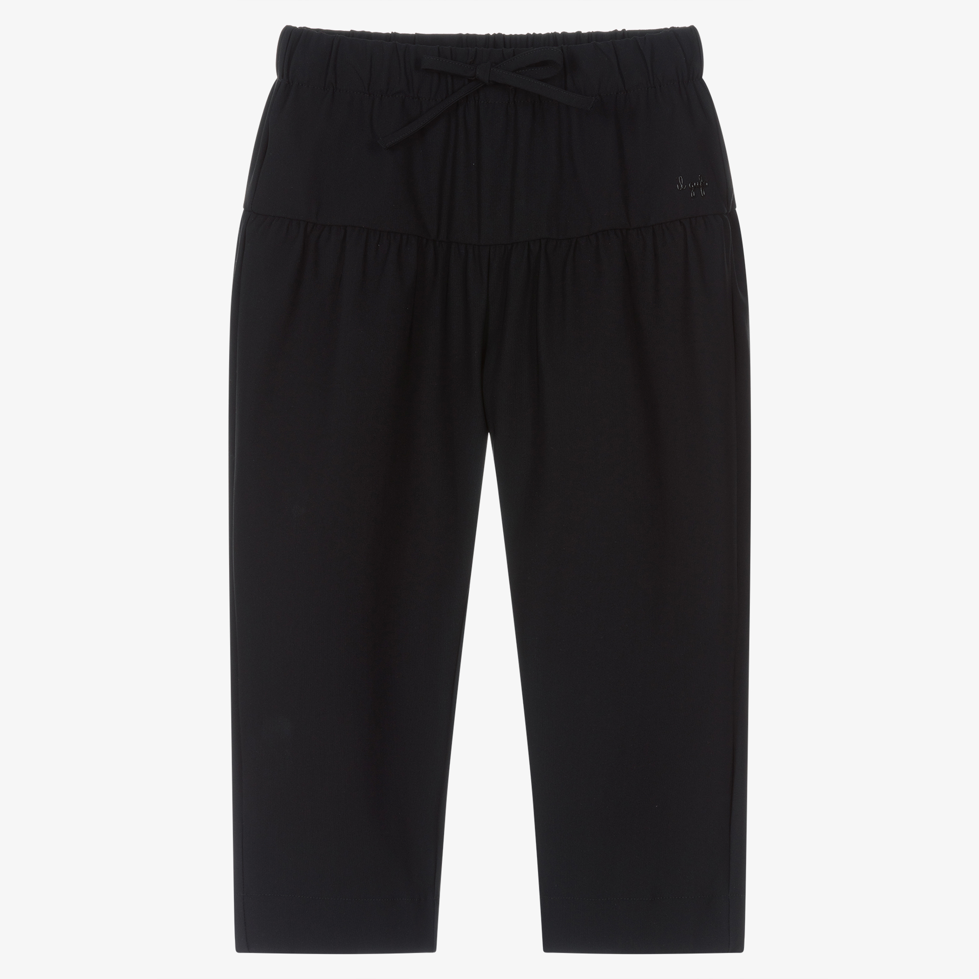 Kai D Utility — Drawstring Trousers - Virgin Wool - 46, 48