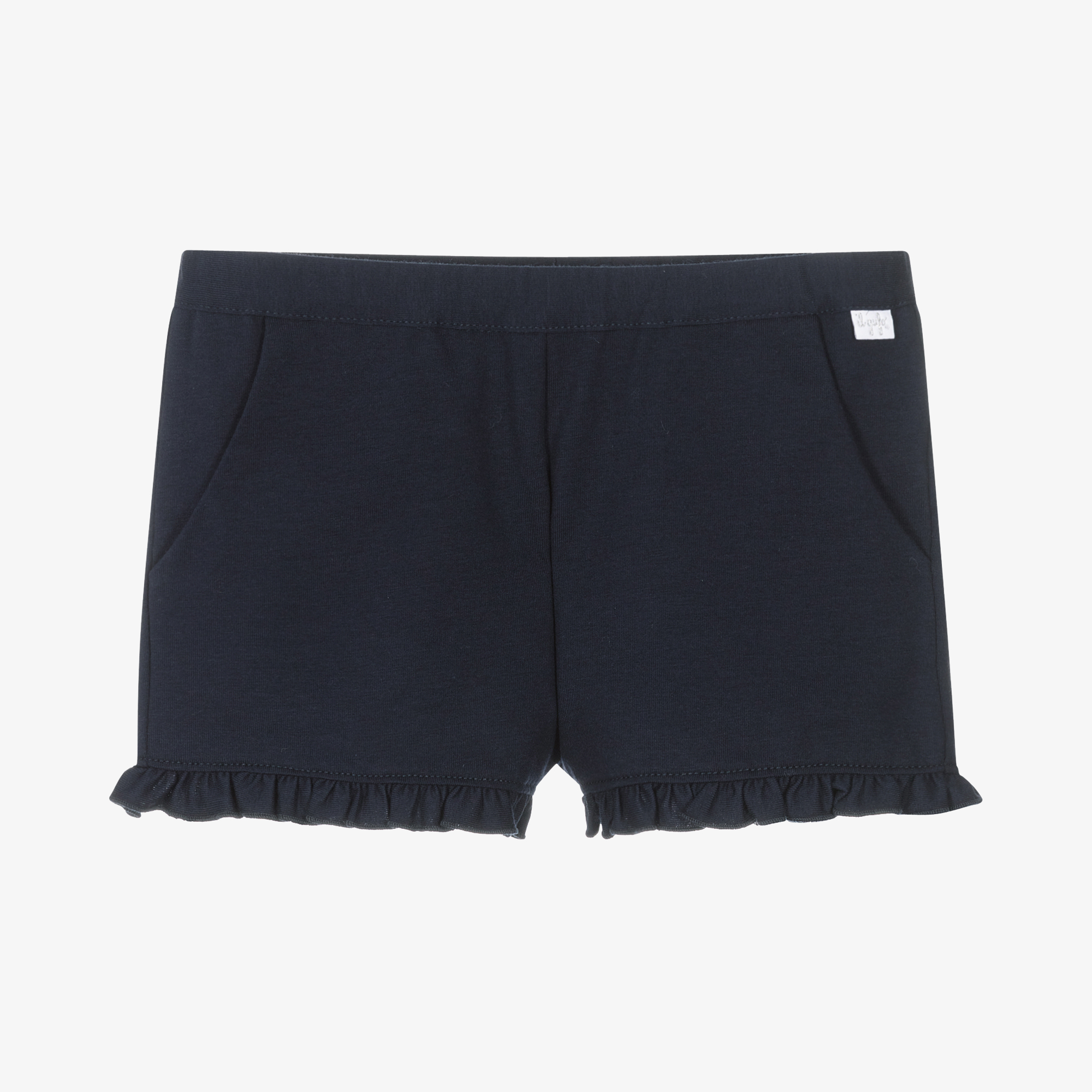 Girls cotton 2025 knit shorts