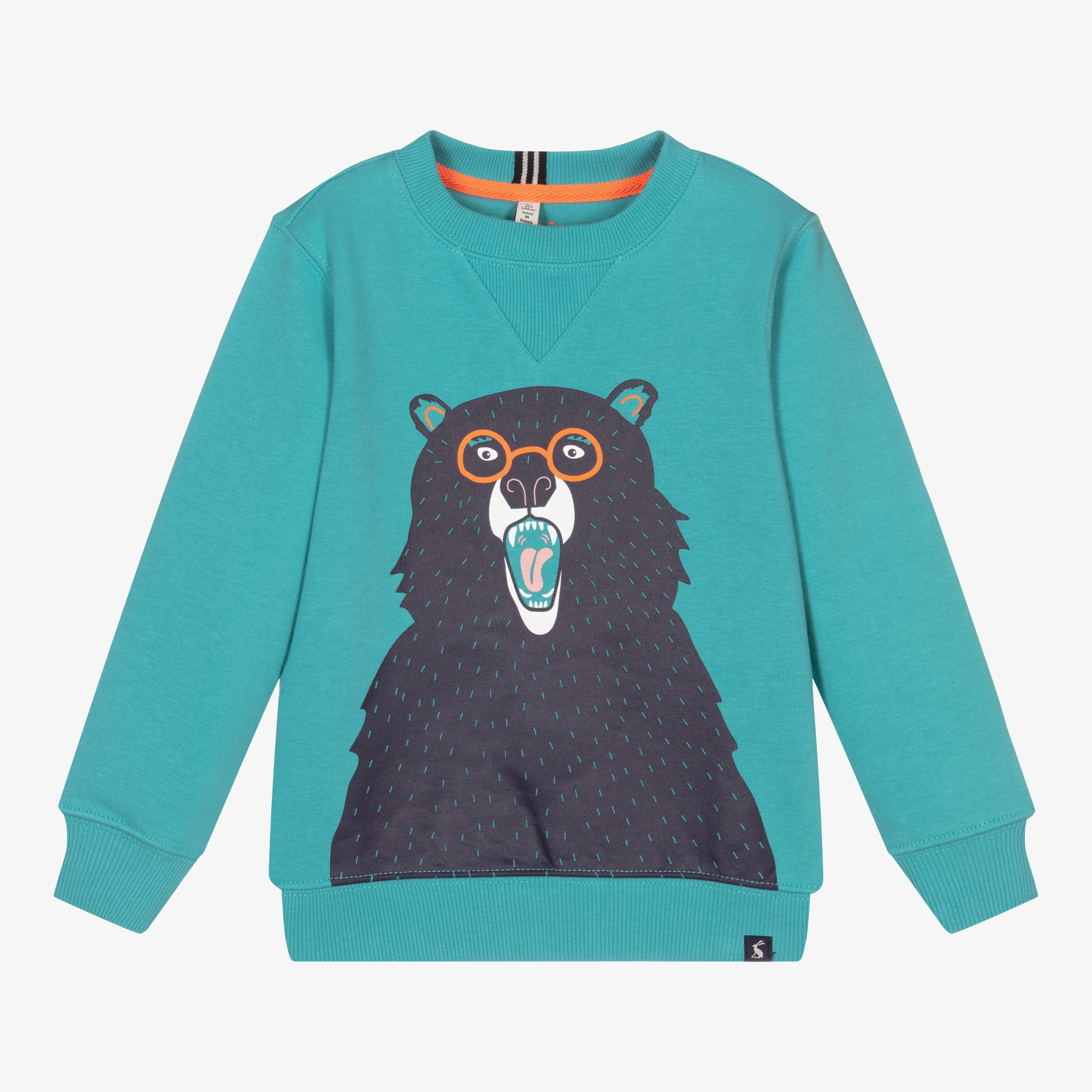 Joules Boys Blue Bear Sweatshirt