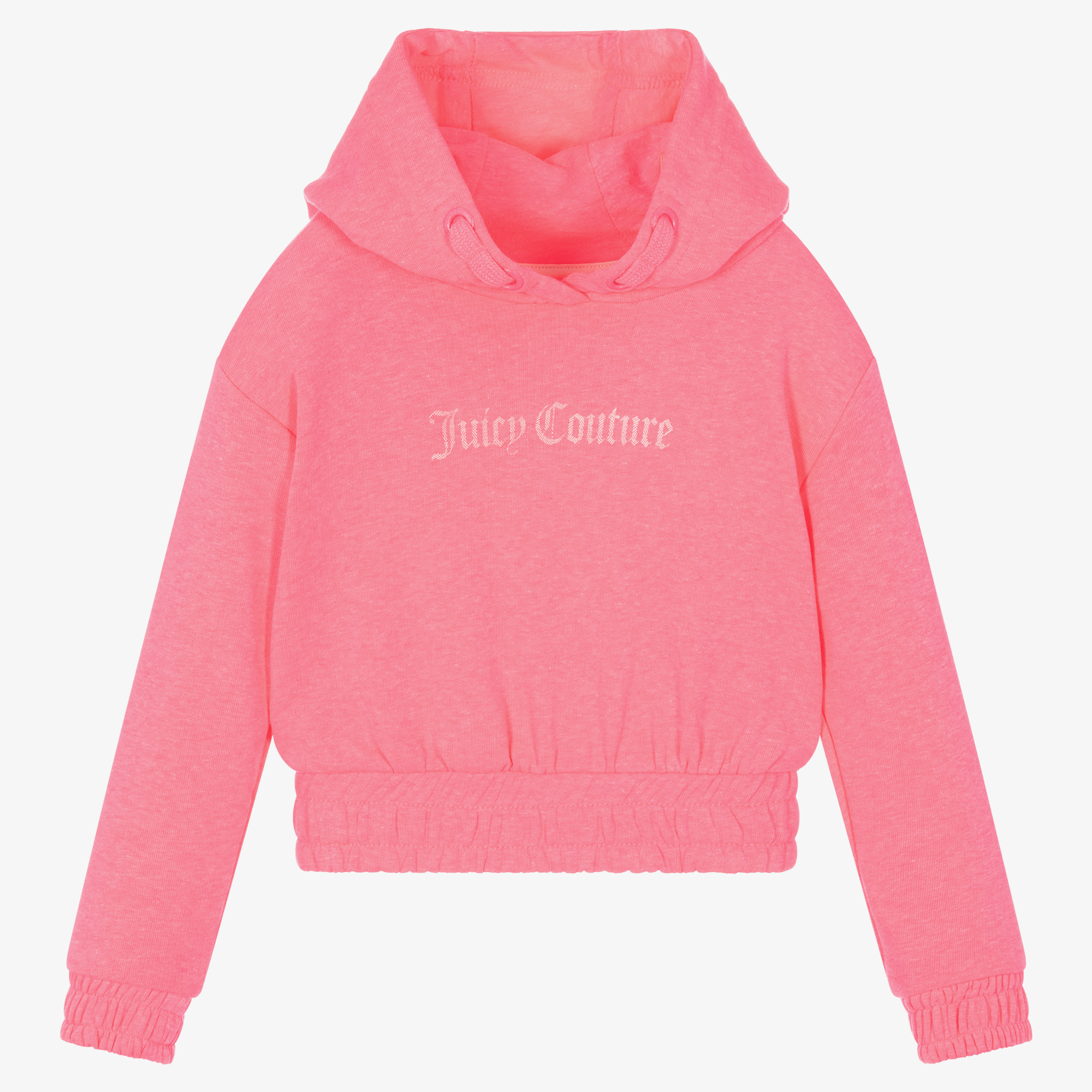 Juicy Couture Girls Pink Logo Hoodie