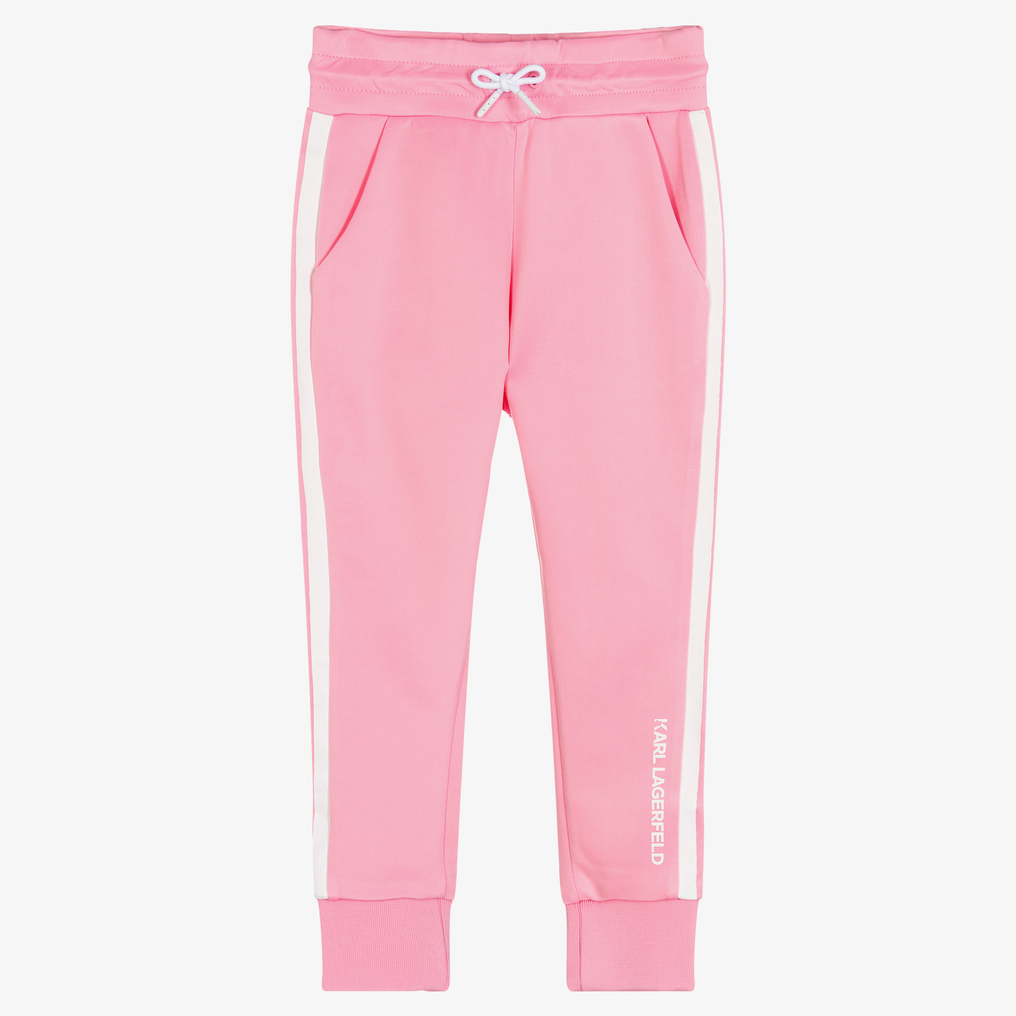 Girls Pink Track Pants