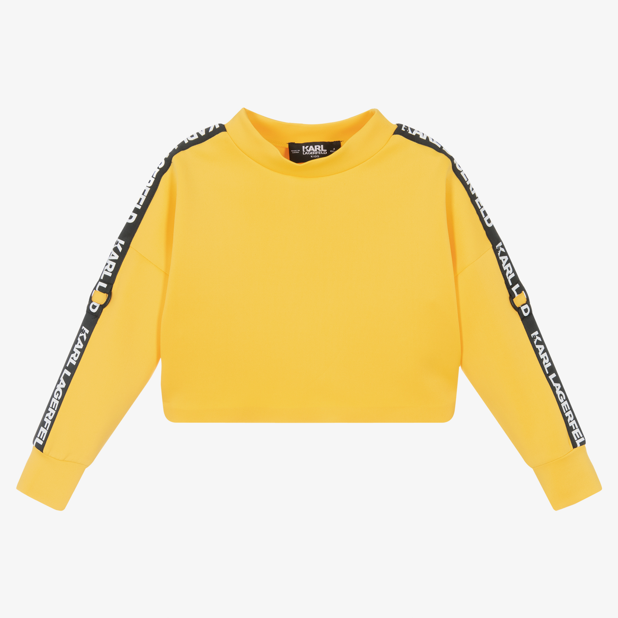 Karl lagerfeld yellow sweatshirt best sale