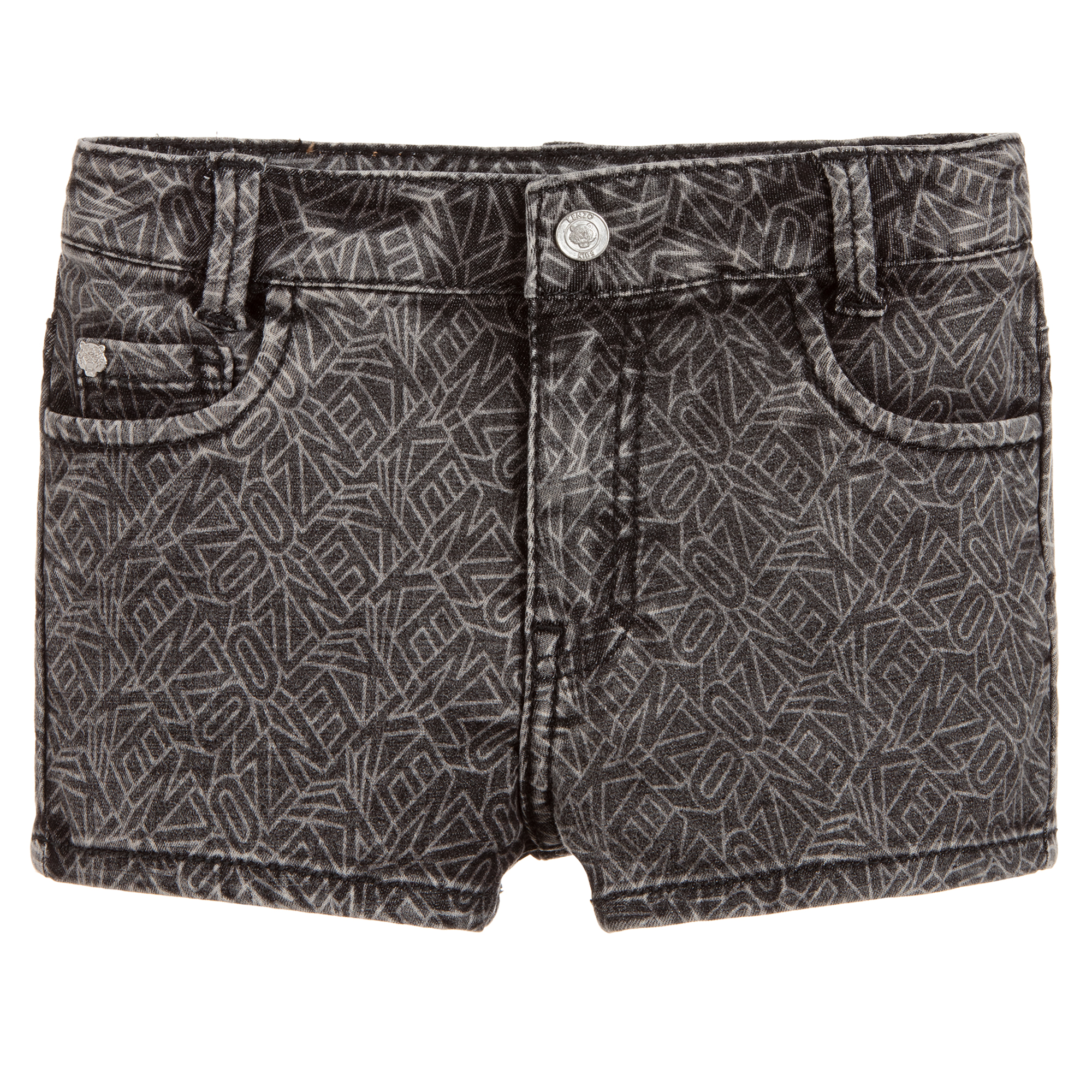 Girls black denim shorts online