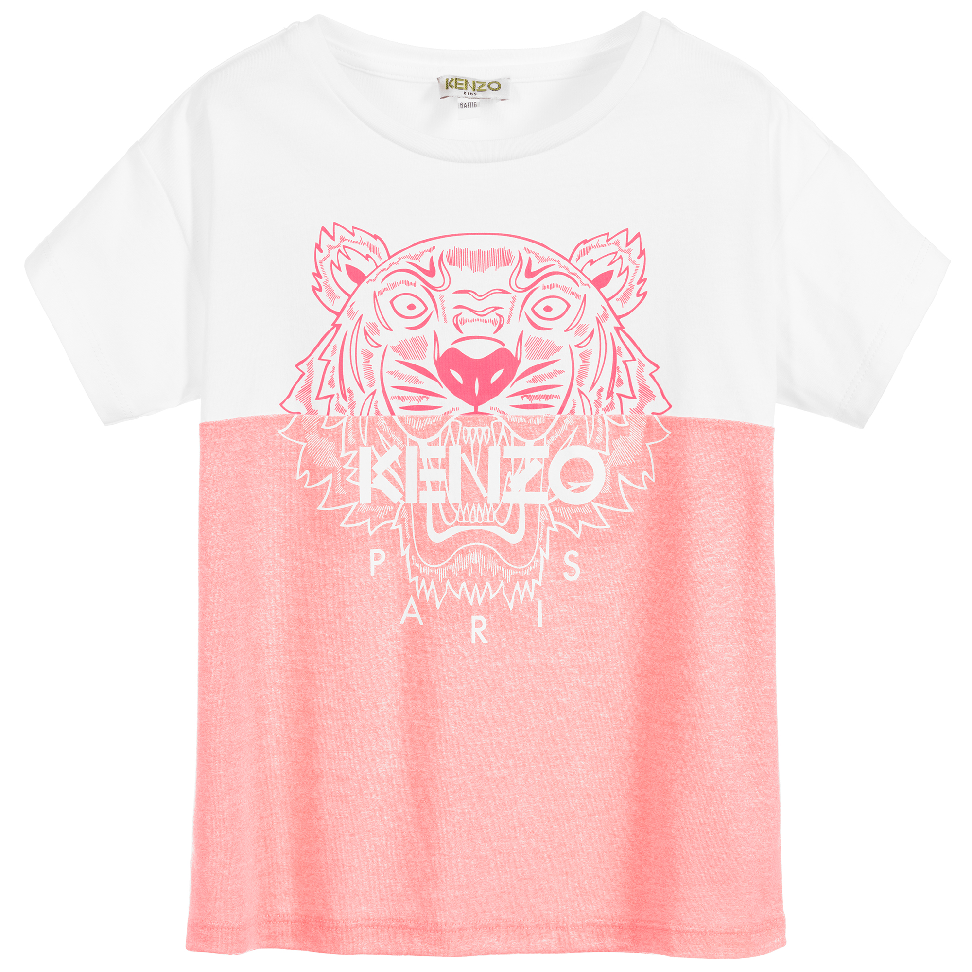 KENZO KIDS - Girls Pink Tiger T-Shirt 