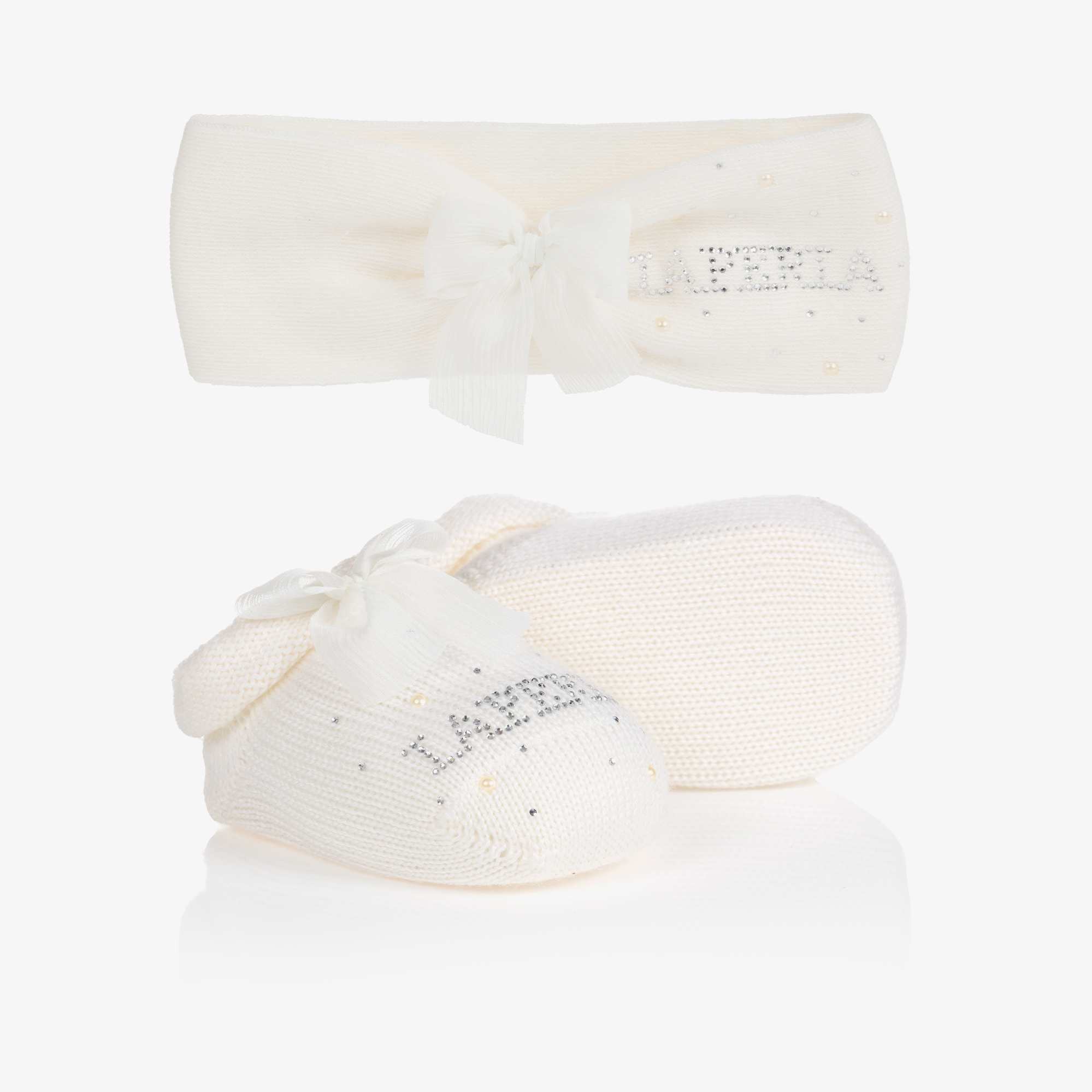 La perla sales baby headband