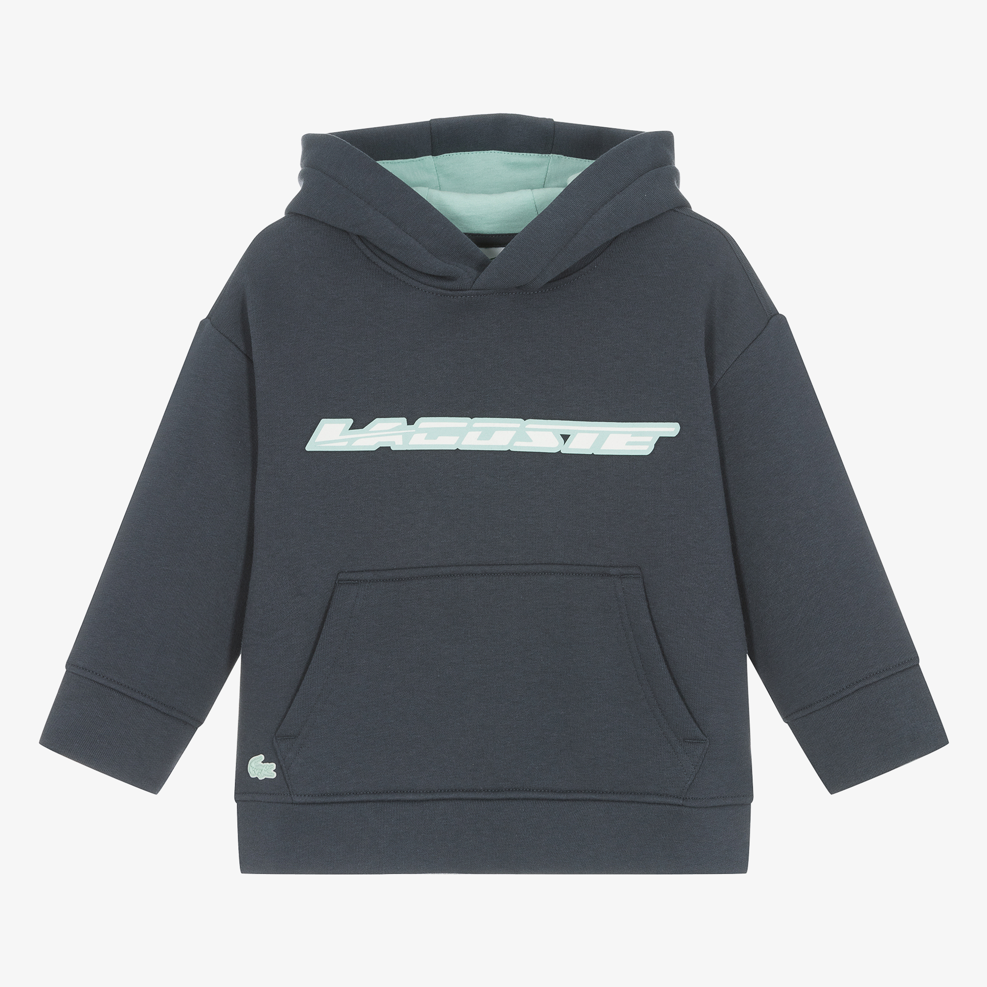 Gray lacoste clearance hoodie