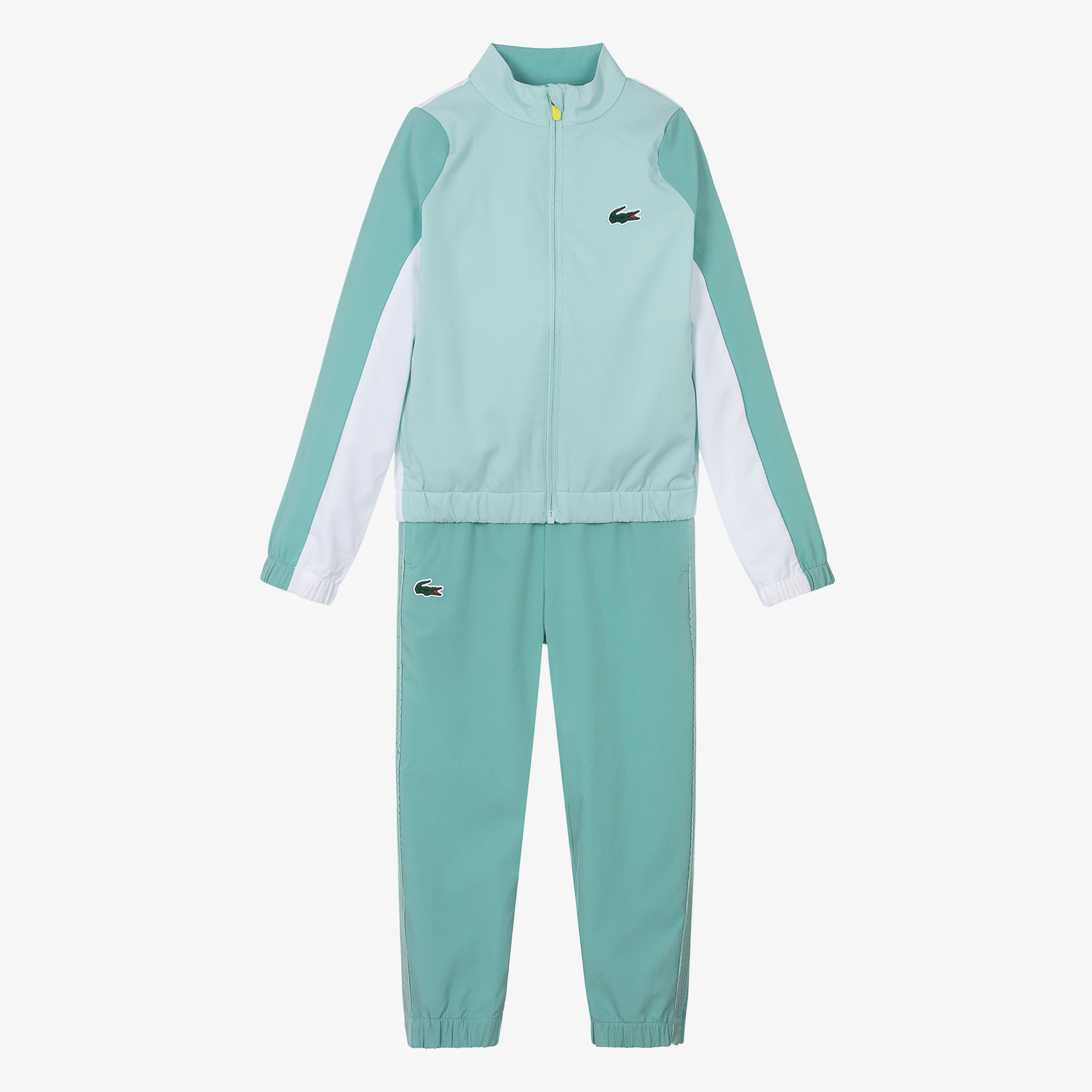 Lacoste tracksuit white best sale