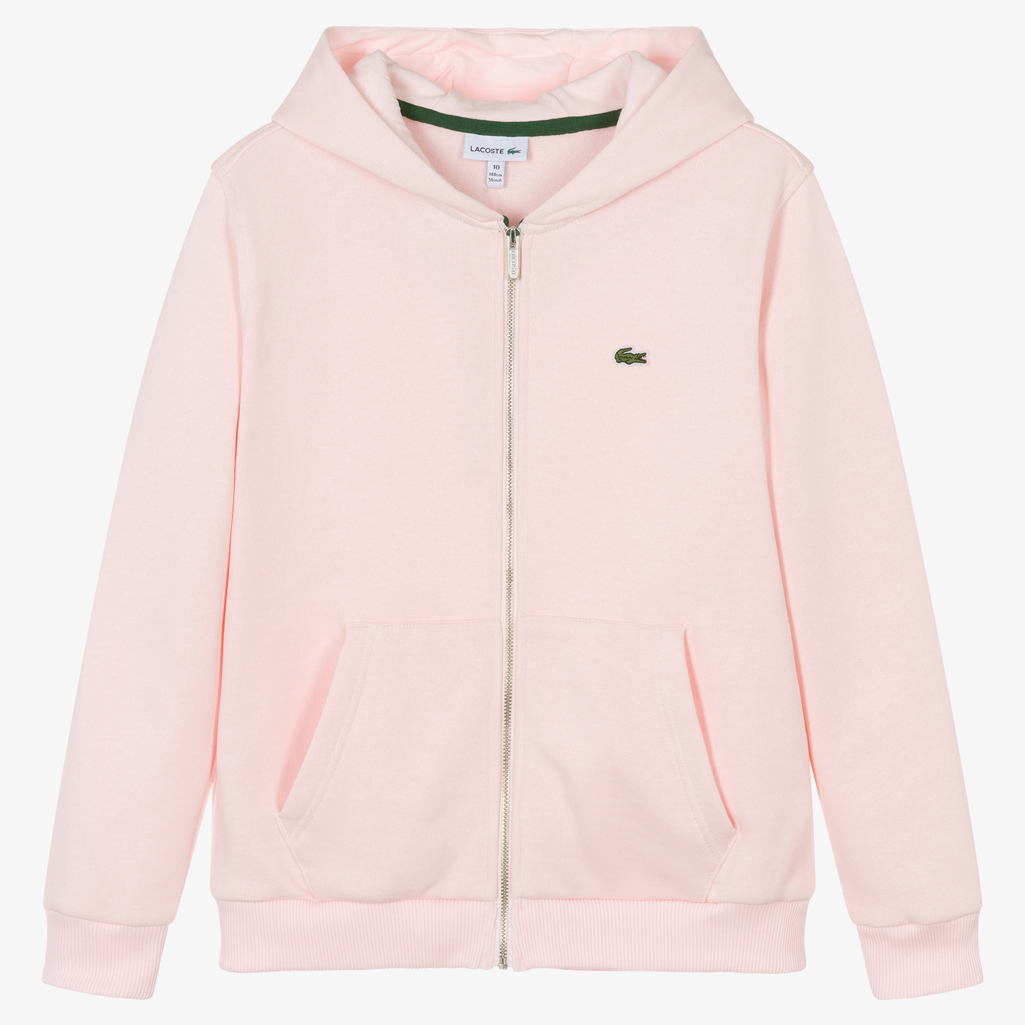 Pink lacoste shop hoodie