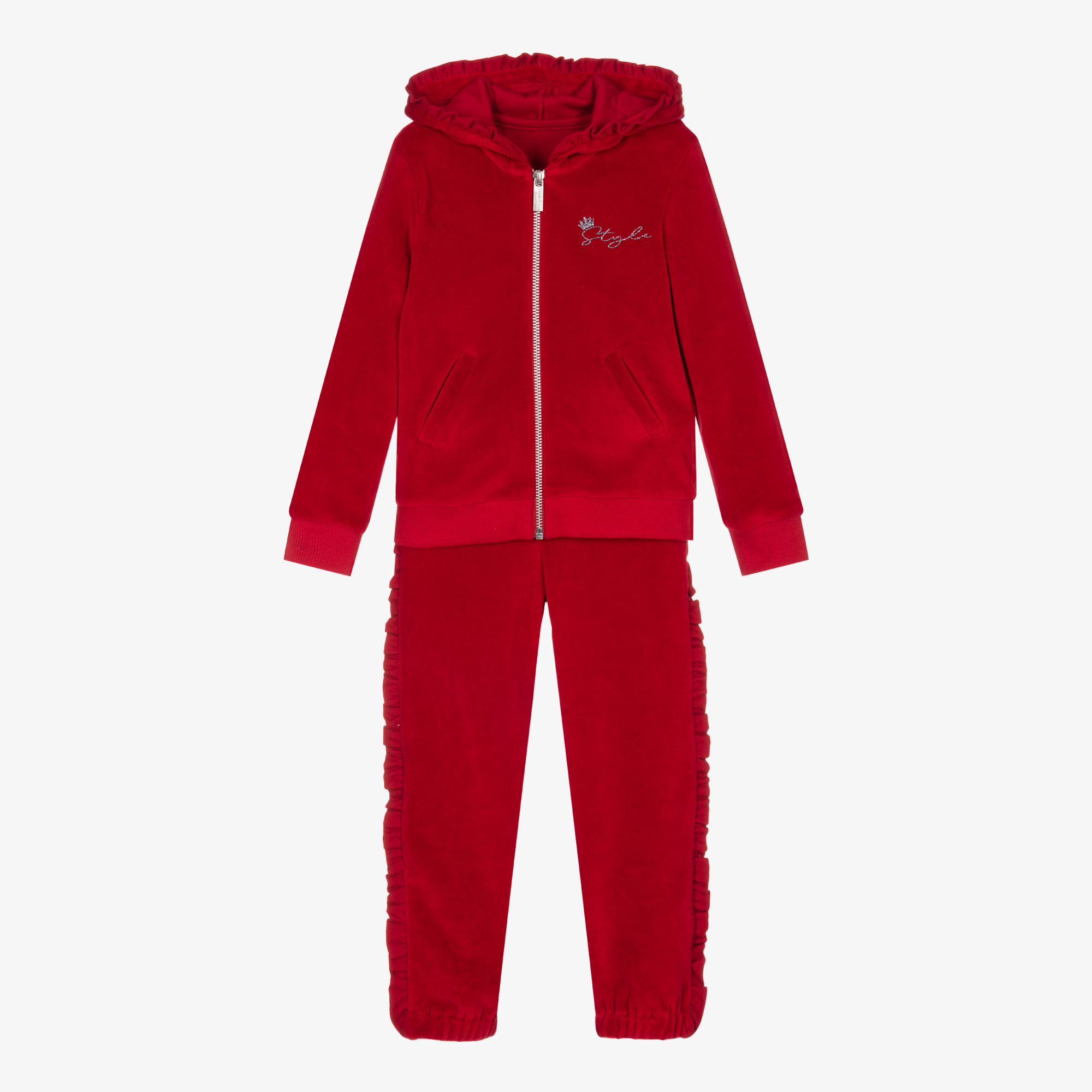 Ladies red tracksuit online