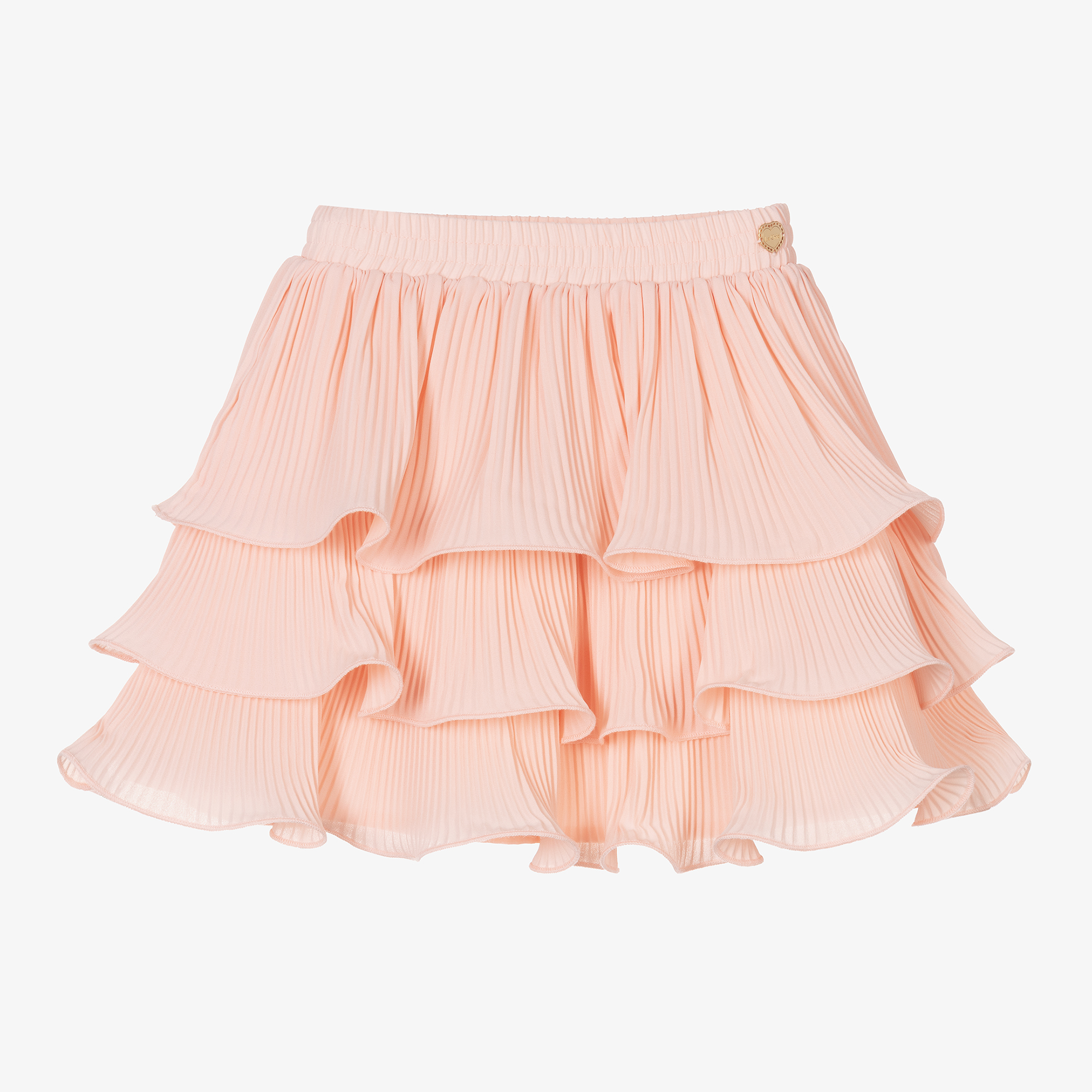 Pink chiffon skirt h&m best sale