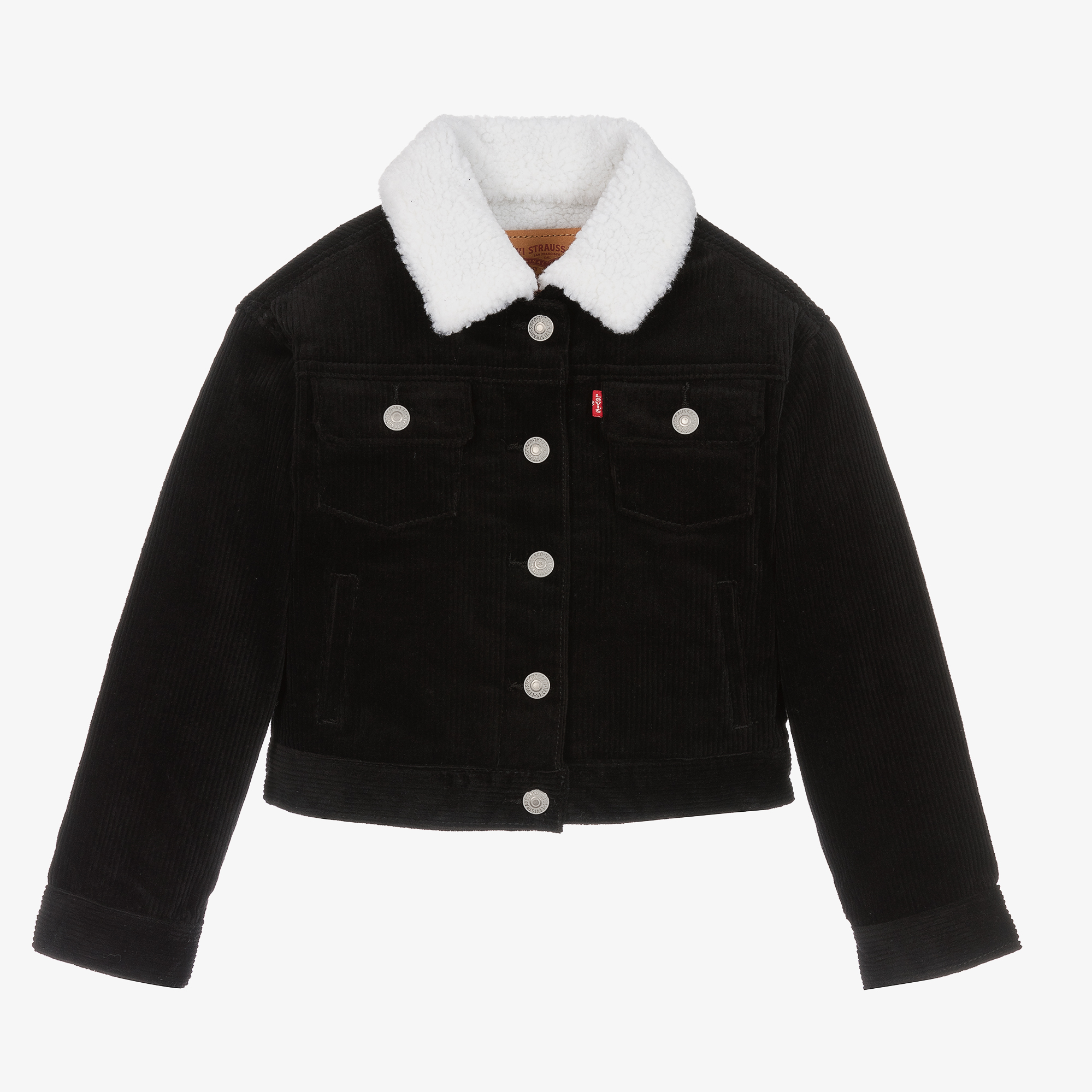 Levi s Girls Black Corduroy Jacket Childrensalon Outlet