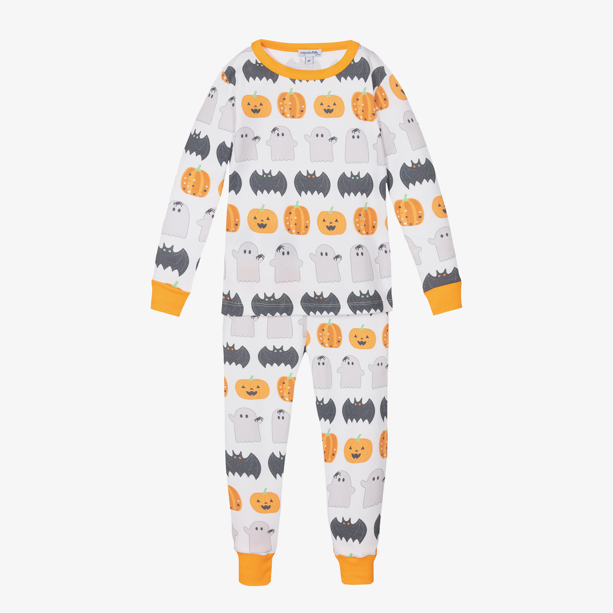 Magnolia Baby Orange White Pyjamas Childrensalon Outlet