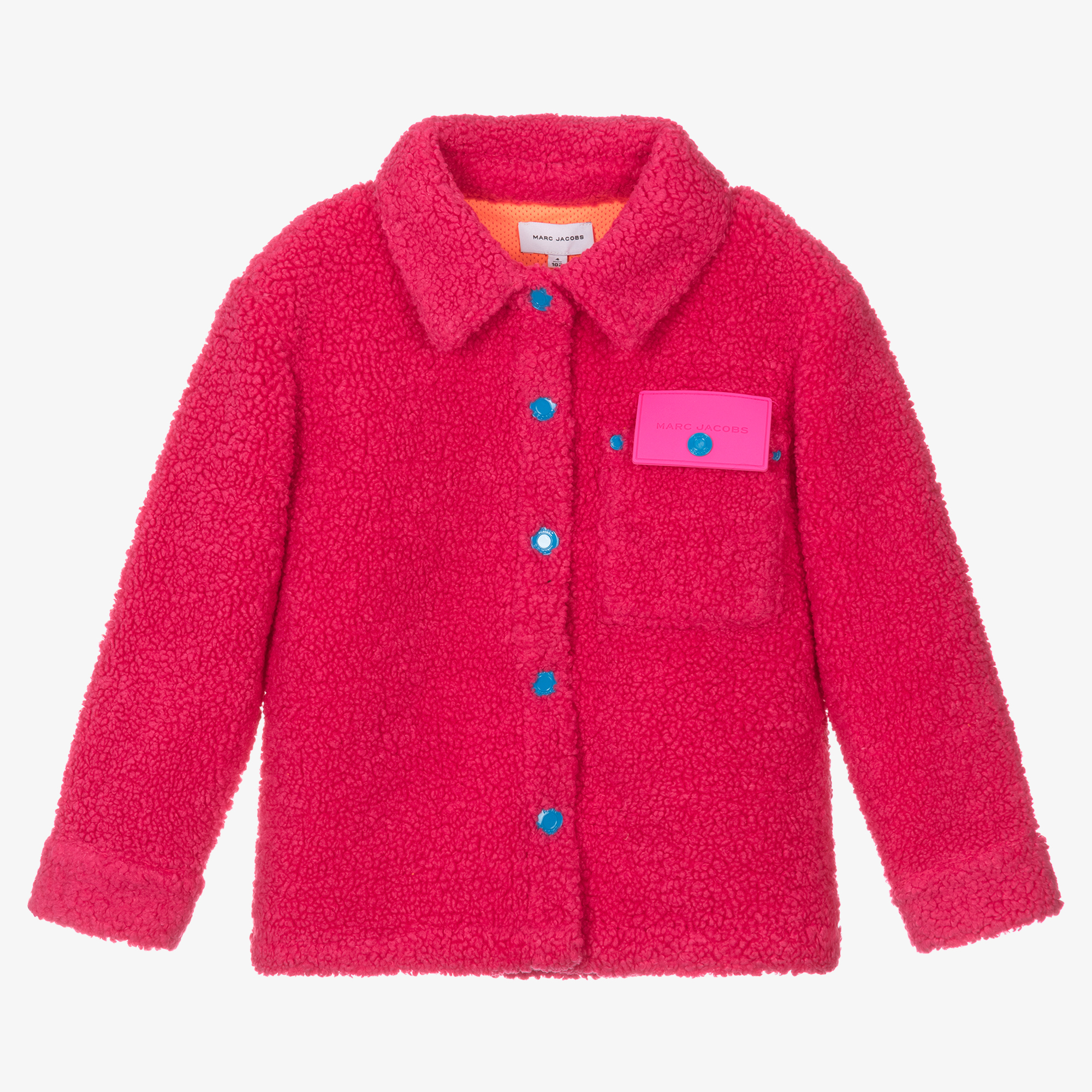MARC JACOBS Girls Pink & Blue Iridescent Jacket