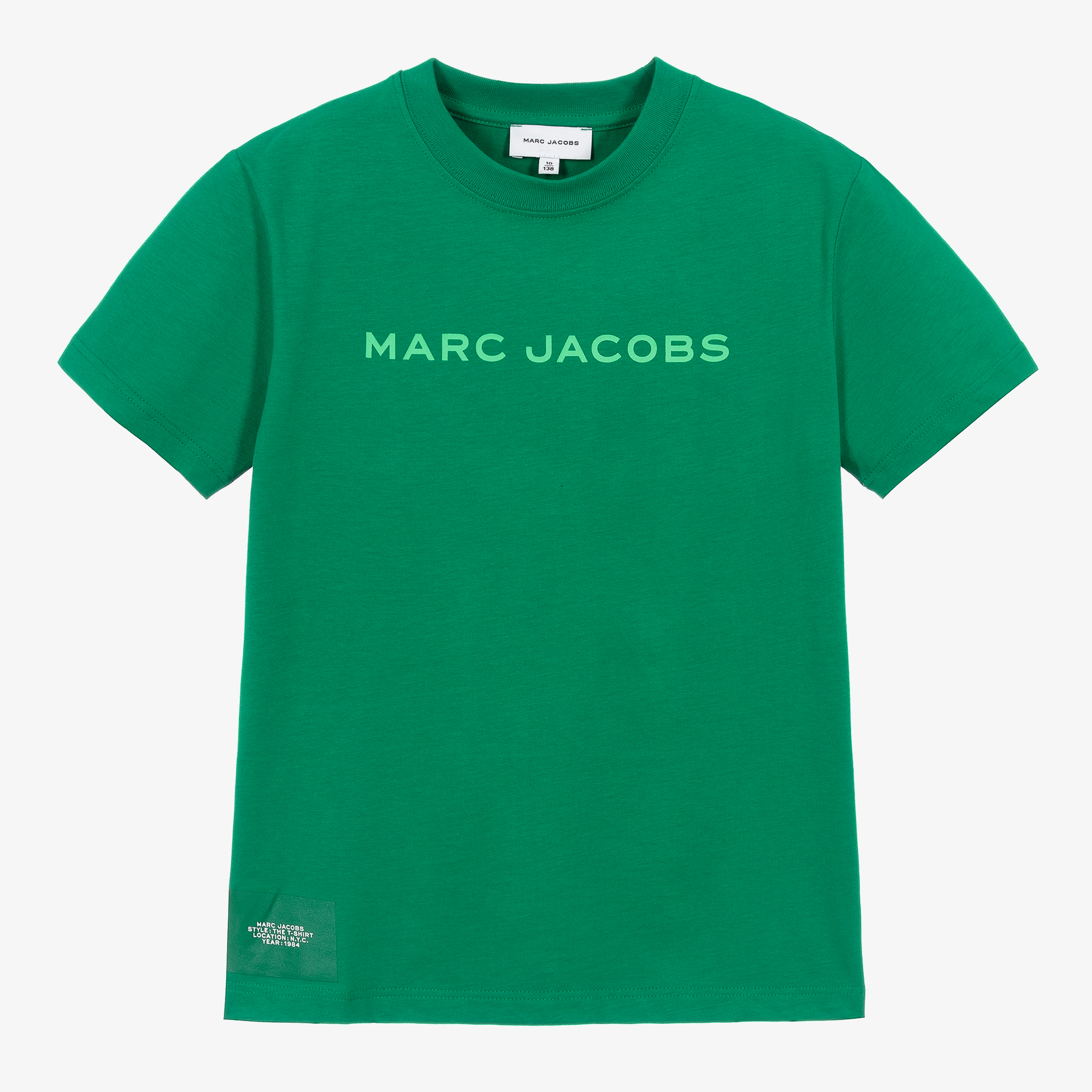 MARC JACOBS Teen Green Organic Cotton T-Shirt