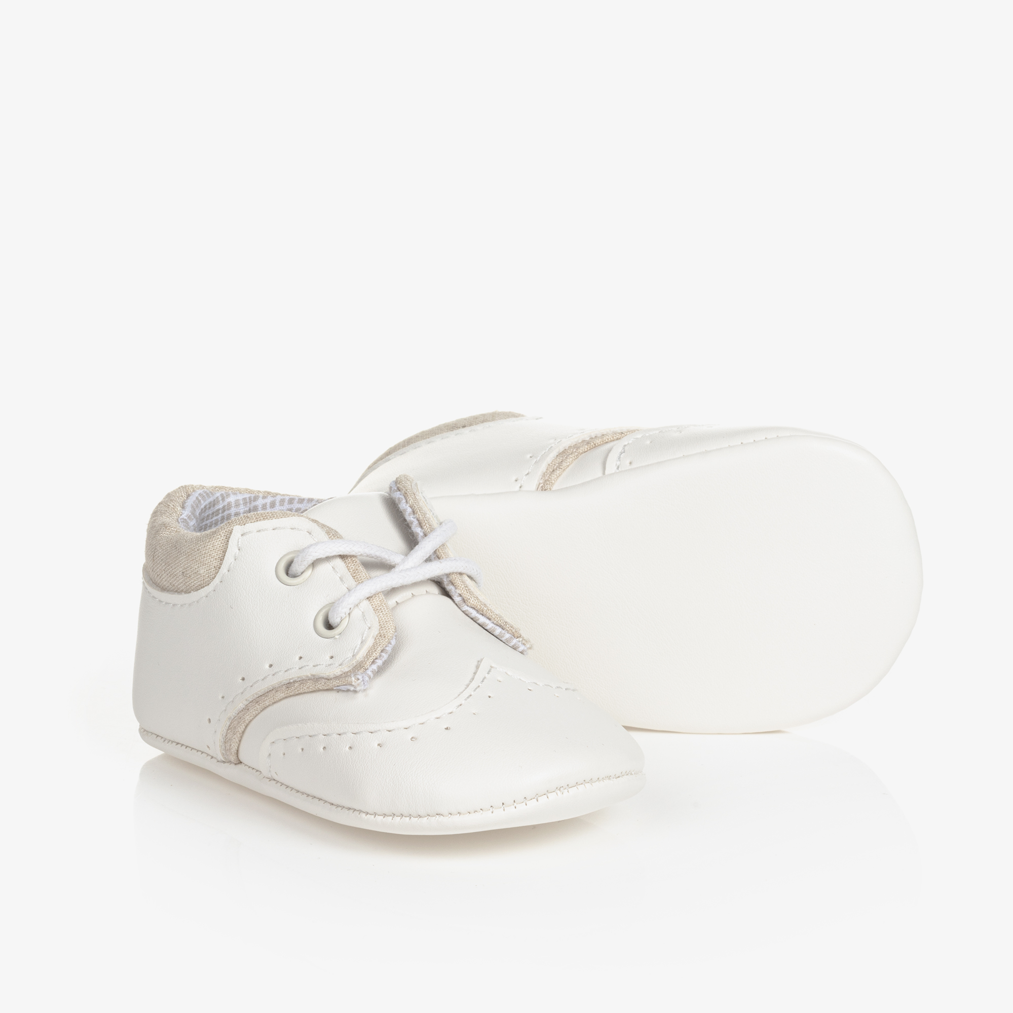 Mayoral Baby Boys Ivory Pre Walker Shoes