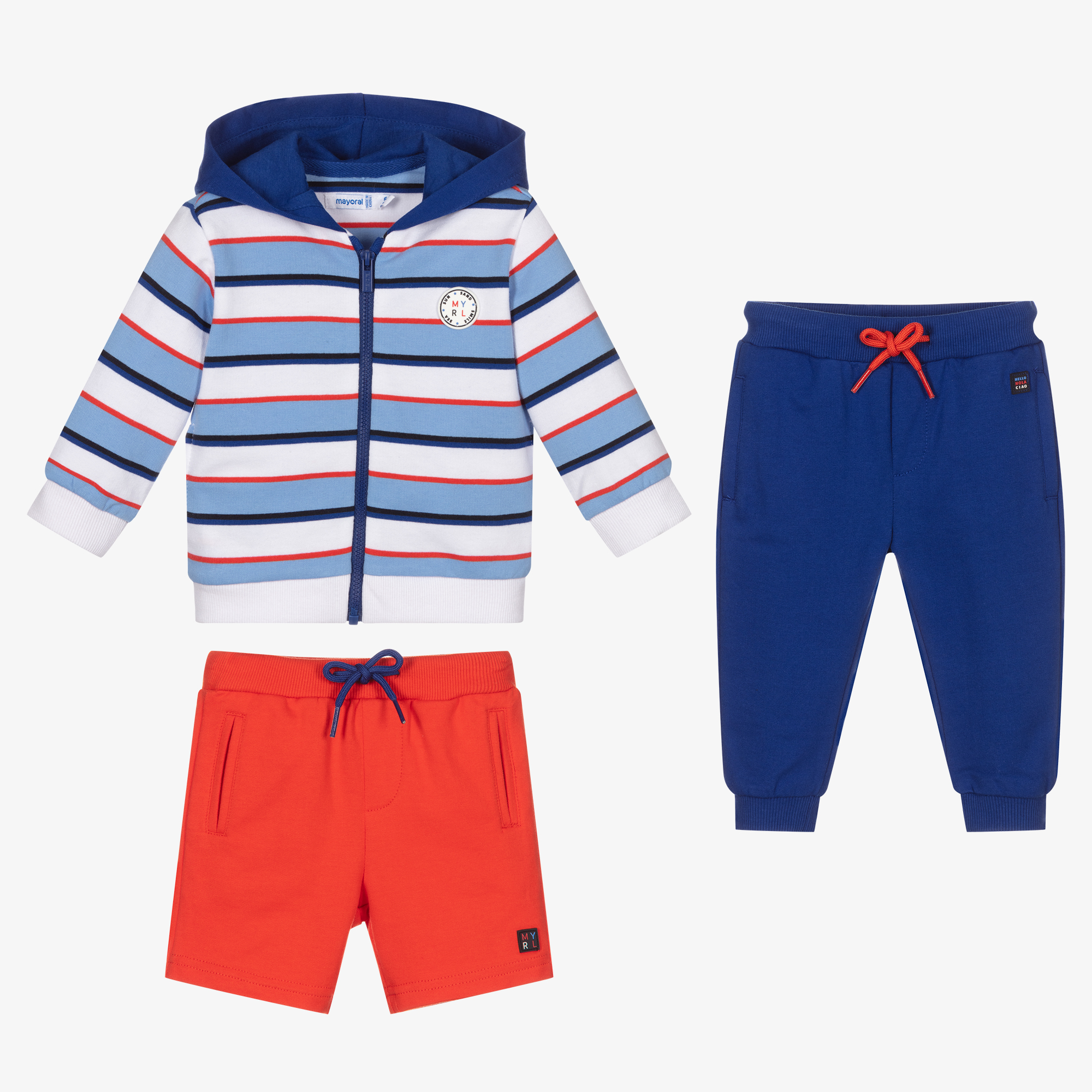 Mayoral - Boys Blue 3 Piece Tracksuit | Childrensalon Outlet