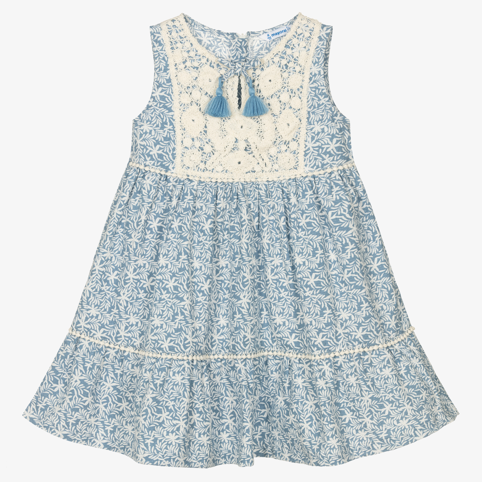 Mayoral blue outlet dress