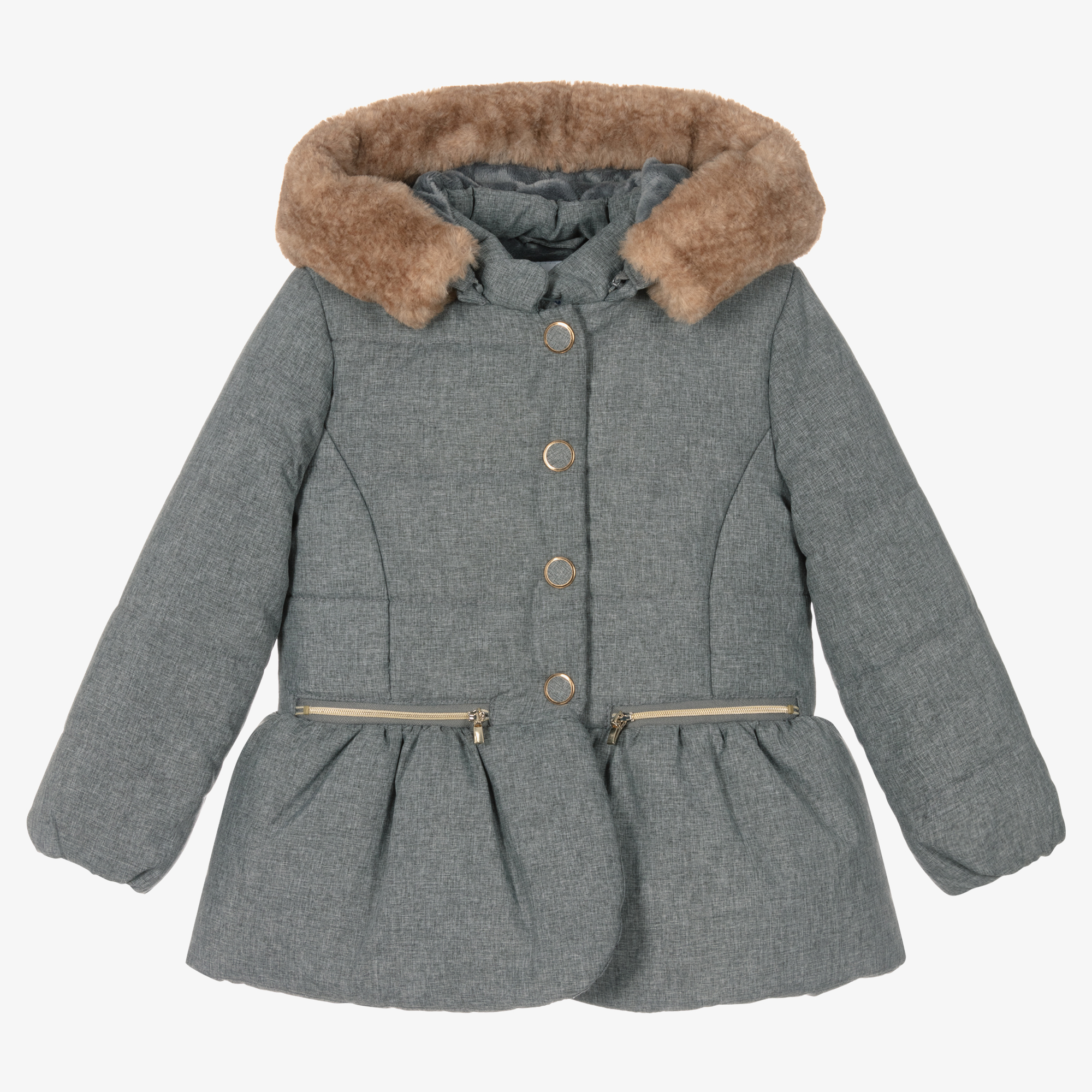 Girls store grey coat