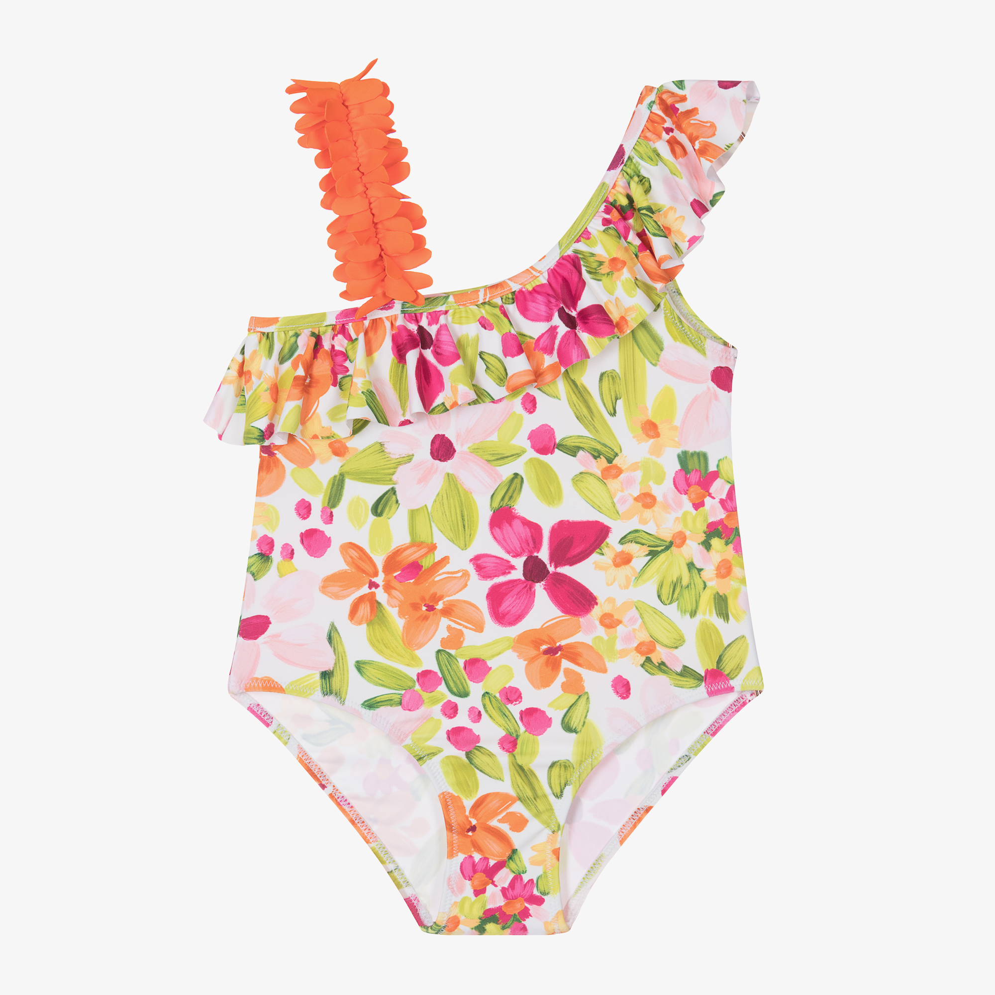 Girls floral swimsuit on sale