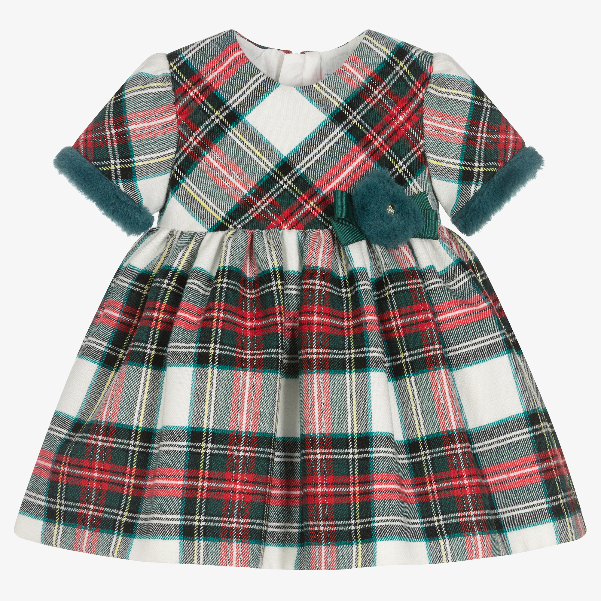 Mayoral 2024 tartan dress