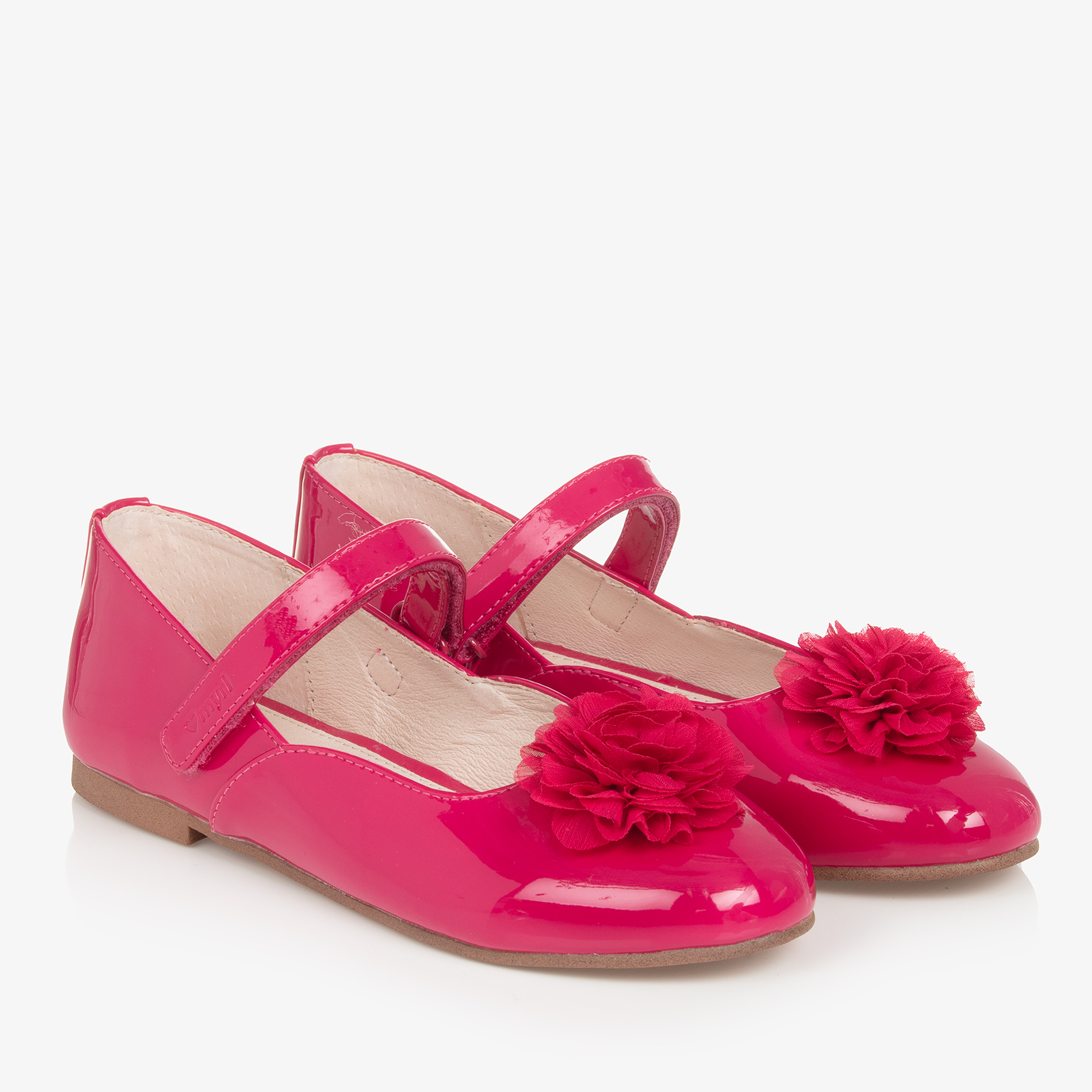 Mayoral Teen Girls Fuchsia Pink Patent Shoes