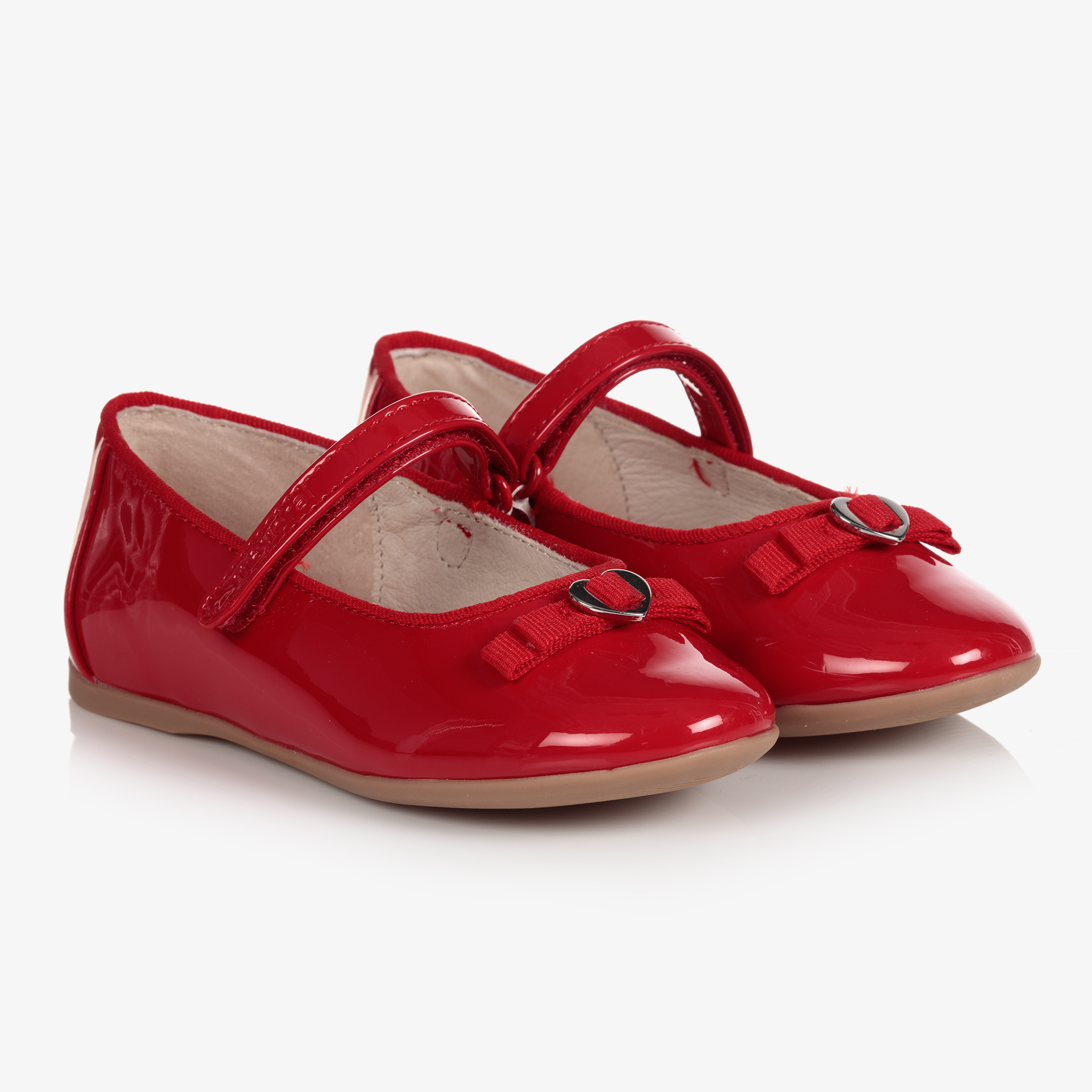 Red ballerina online pumps