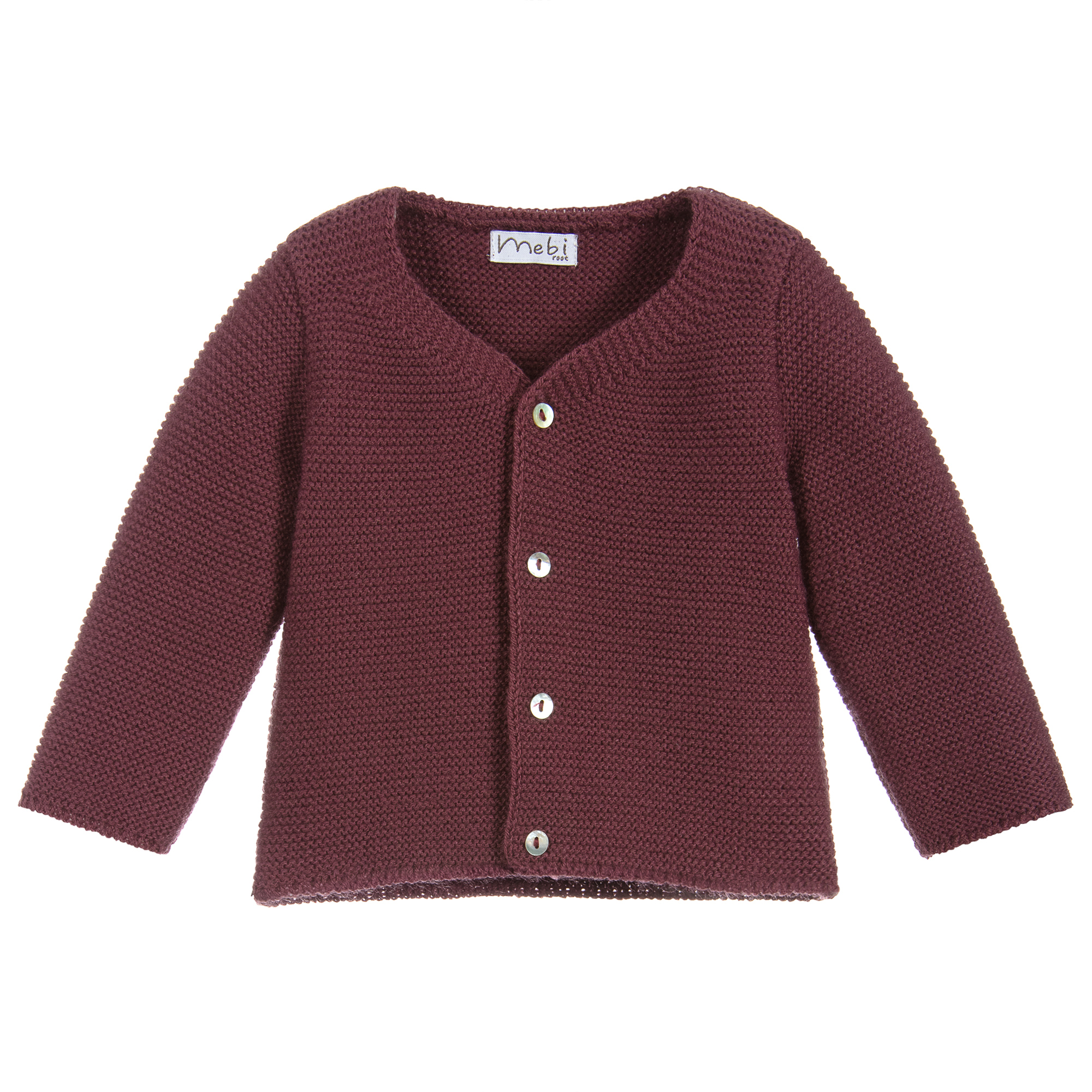 Baby girl 2025 burgundy cardigan