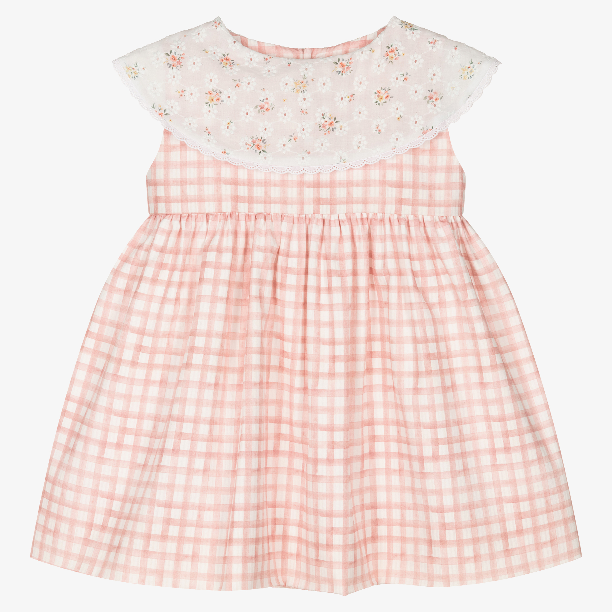 Pink gingham shop baby dress