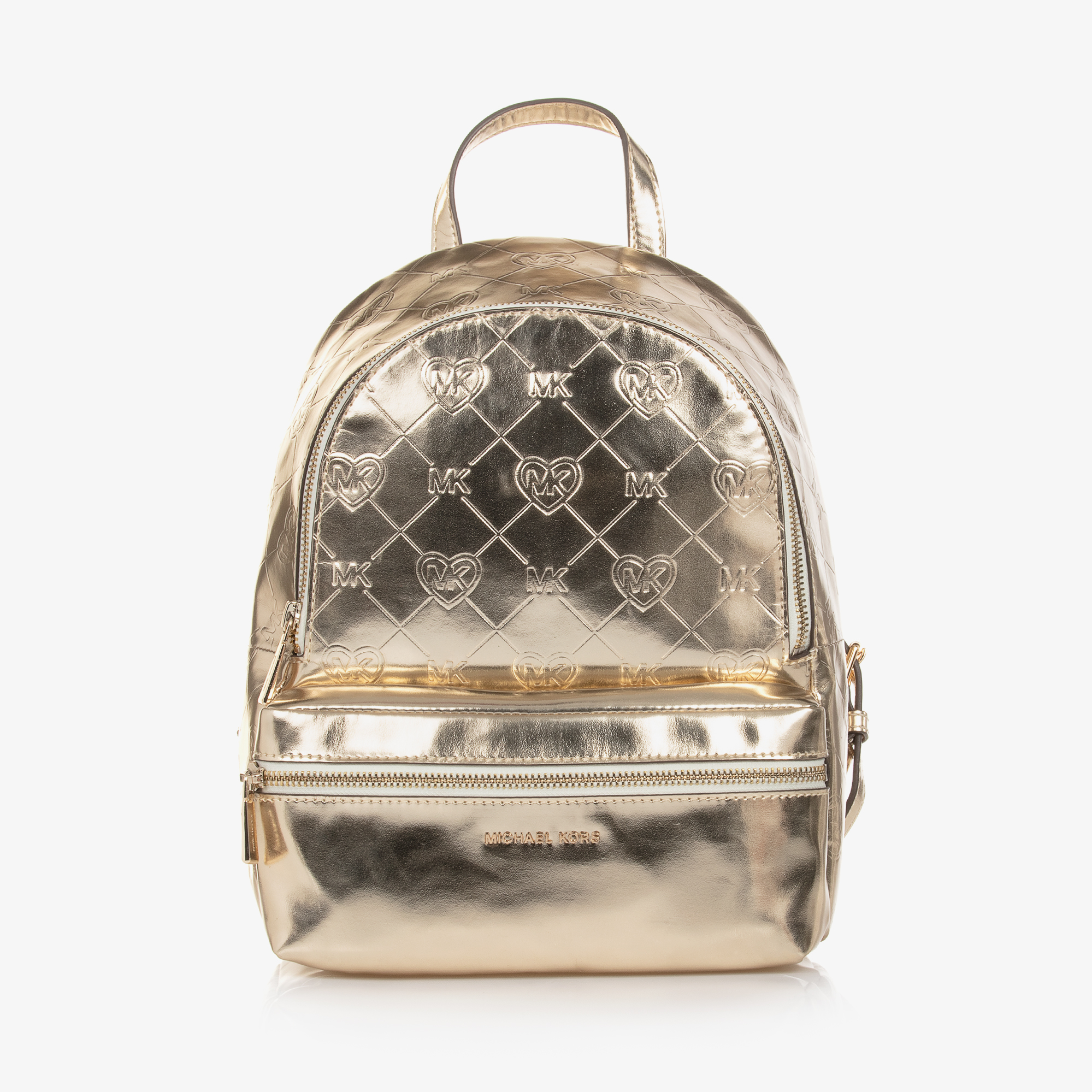 Girls gold backpack on sale