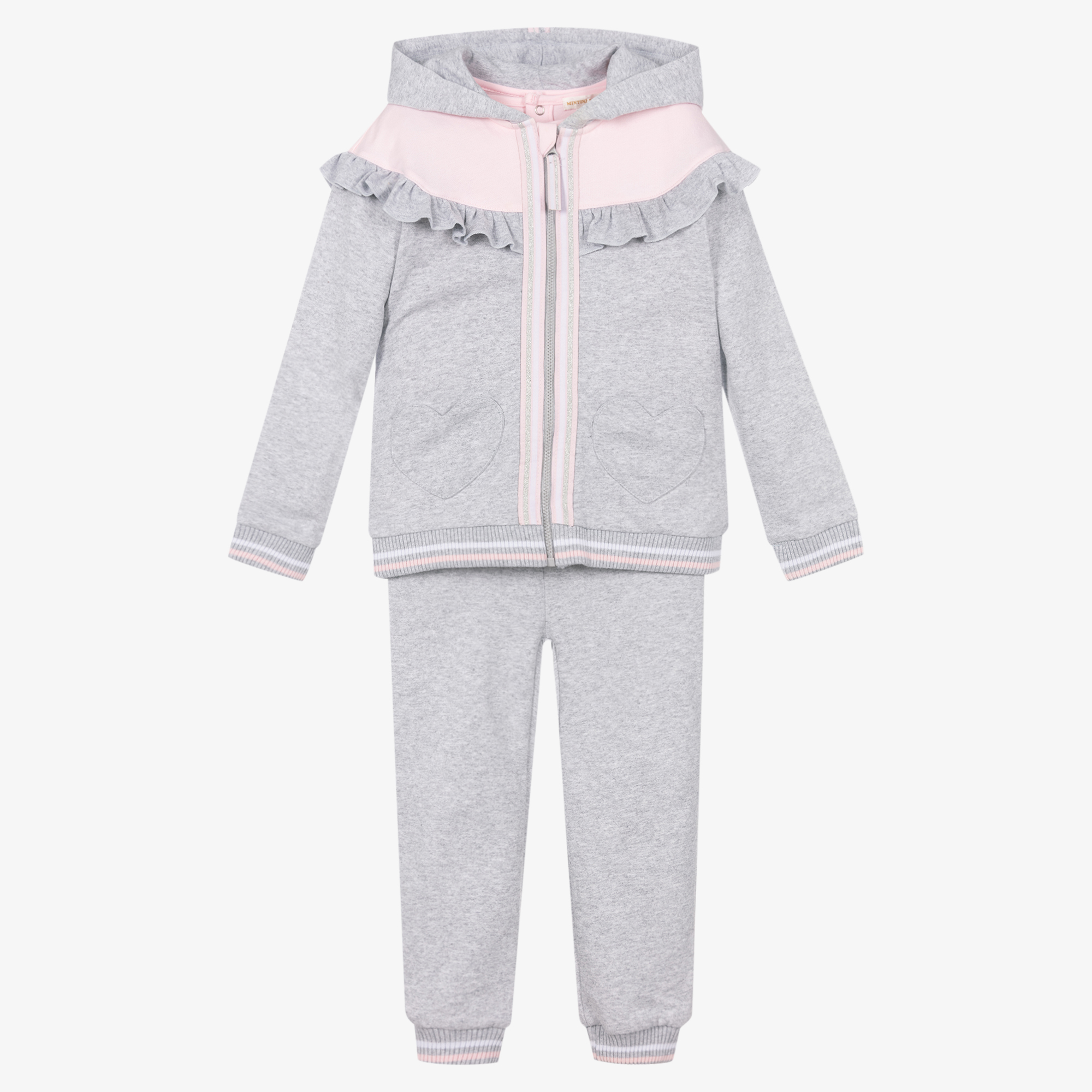 Baby girl sales grey tracksuit