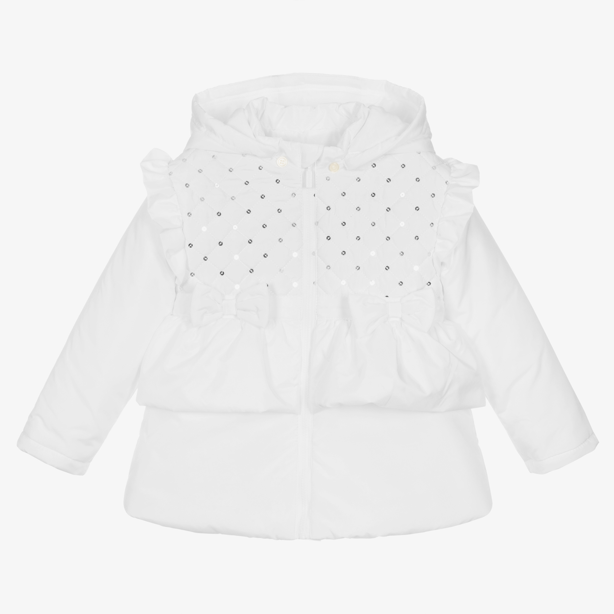 Baby girl white coat on sale