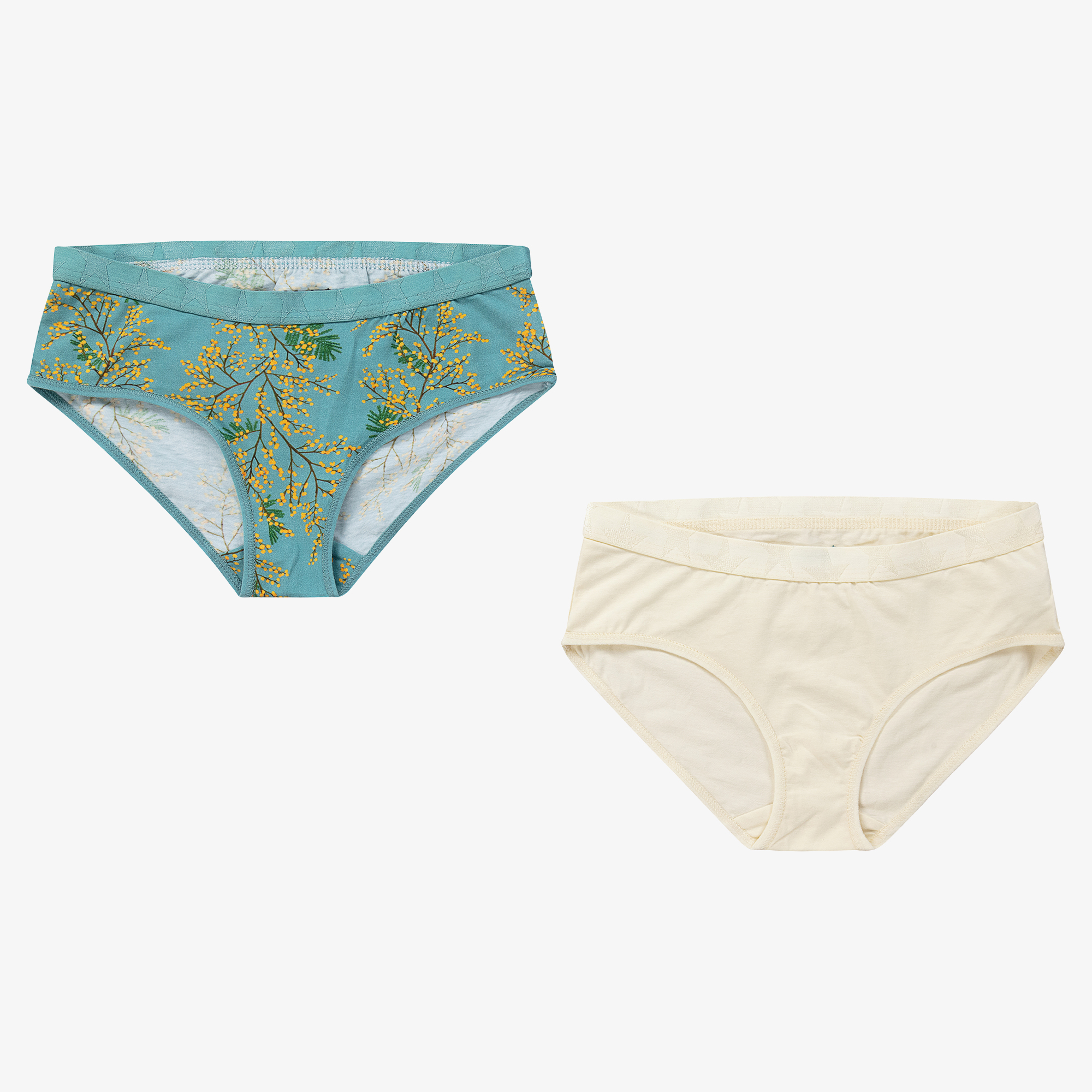 Molo Girls Ivory & Blue Knickers (2 Pack)