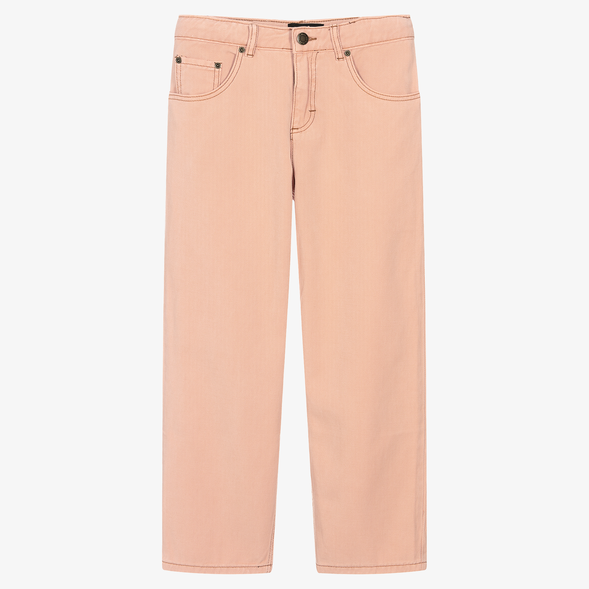 Molo straight-leg cotton trousers - Pink