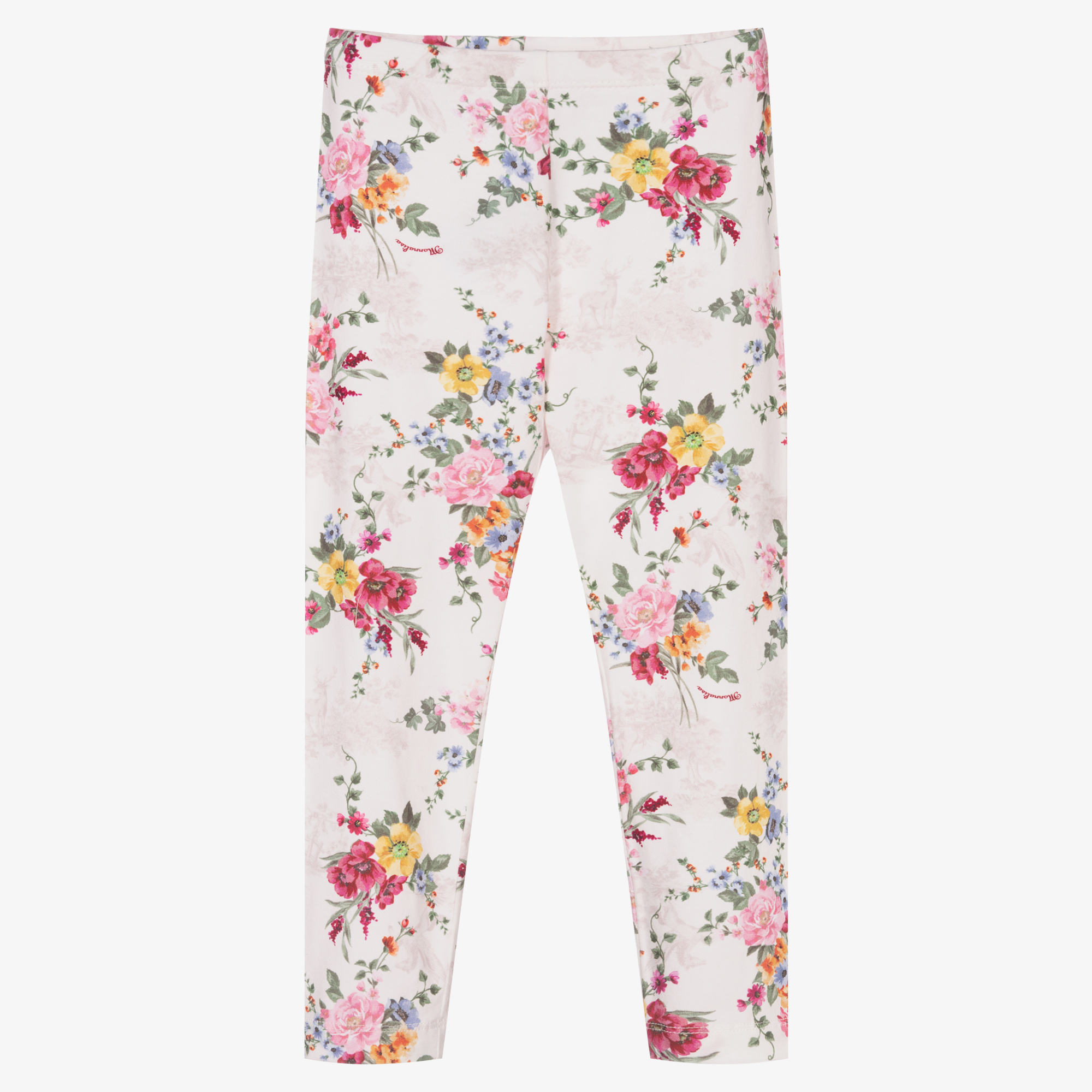 Girls 2025 floral leggings