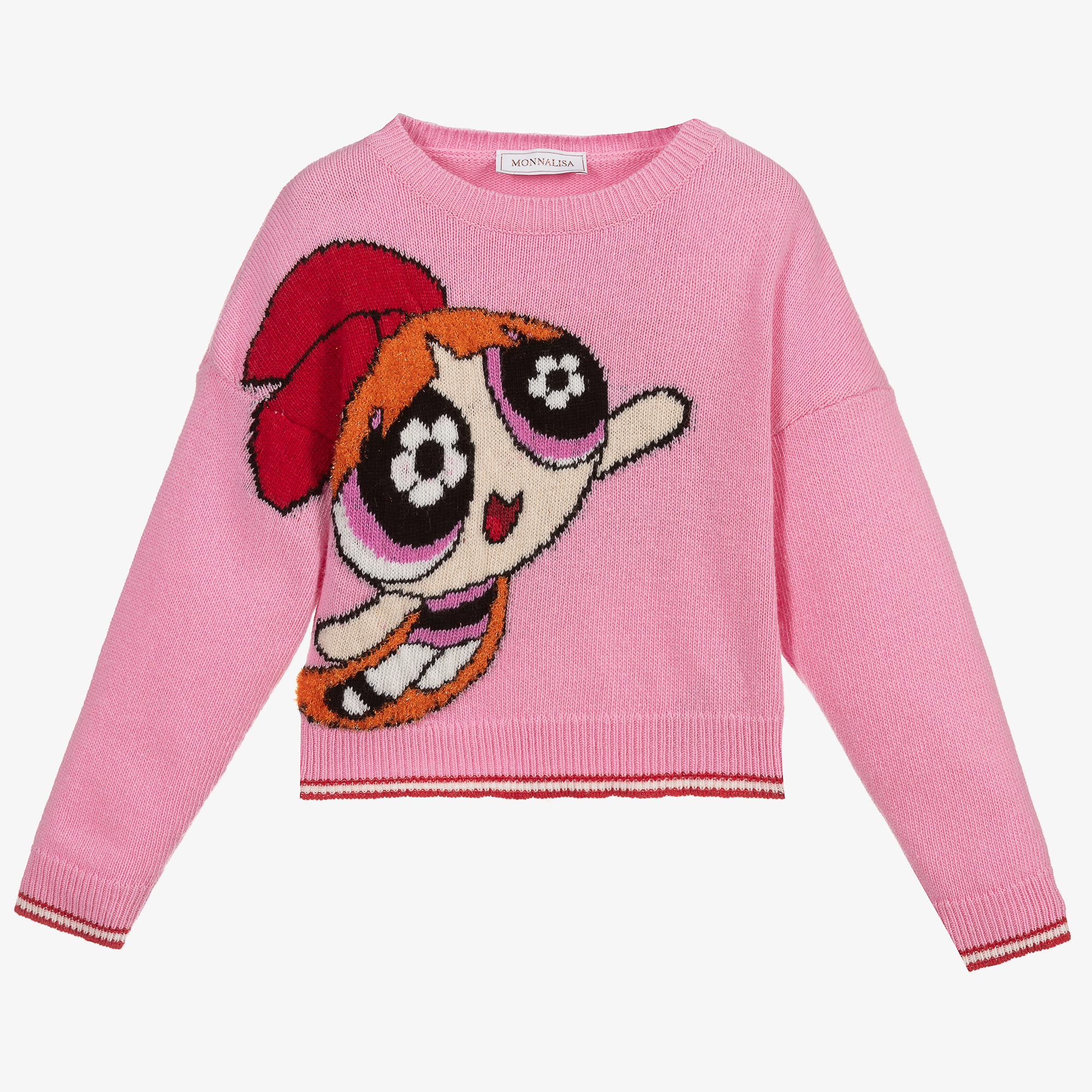 Monnalisa Pink Powerpuff Girls Sweater Childrensalon Outlet