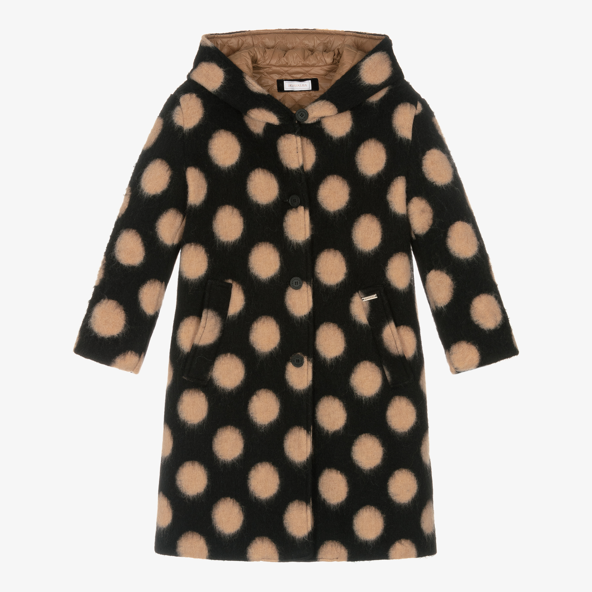 Girls polka store dot coat