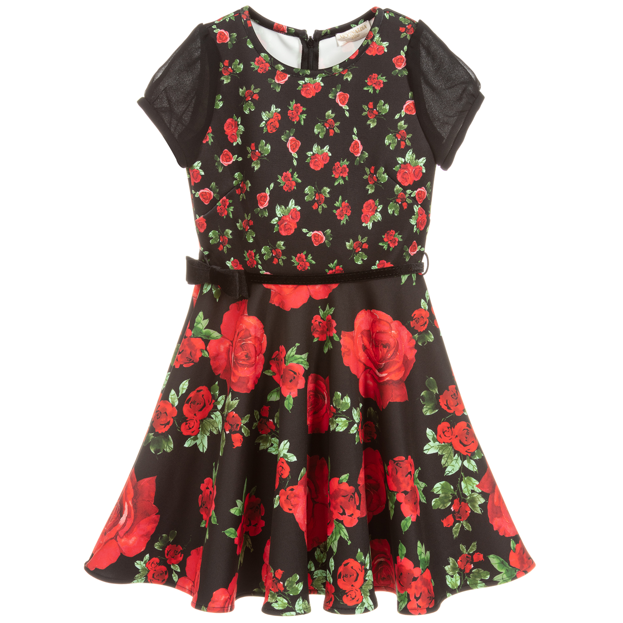 $295 Monnalisa italian girls offers floral dress