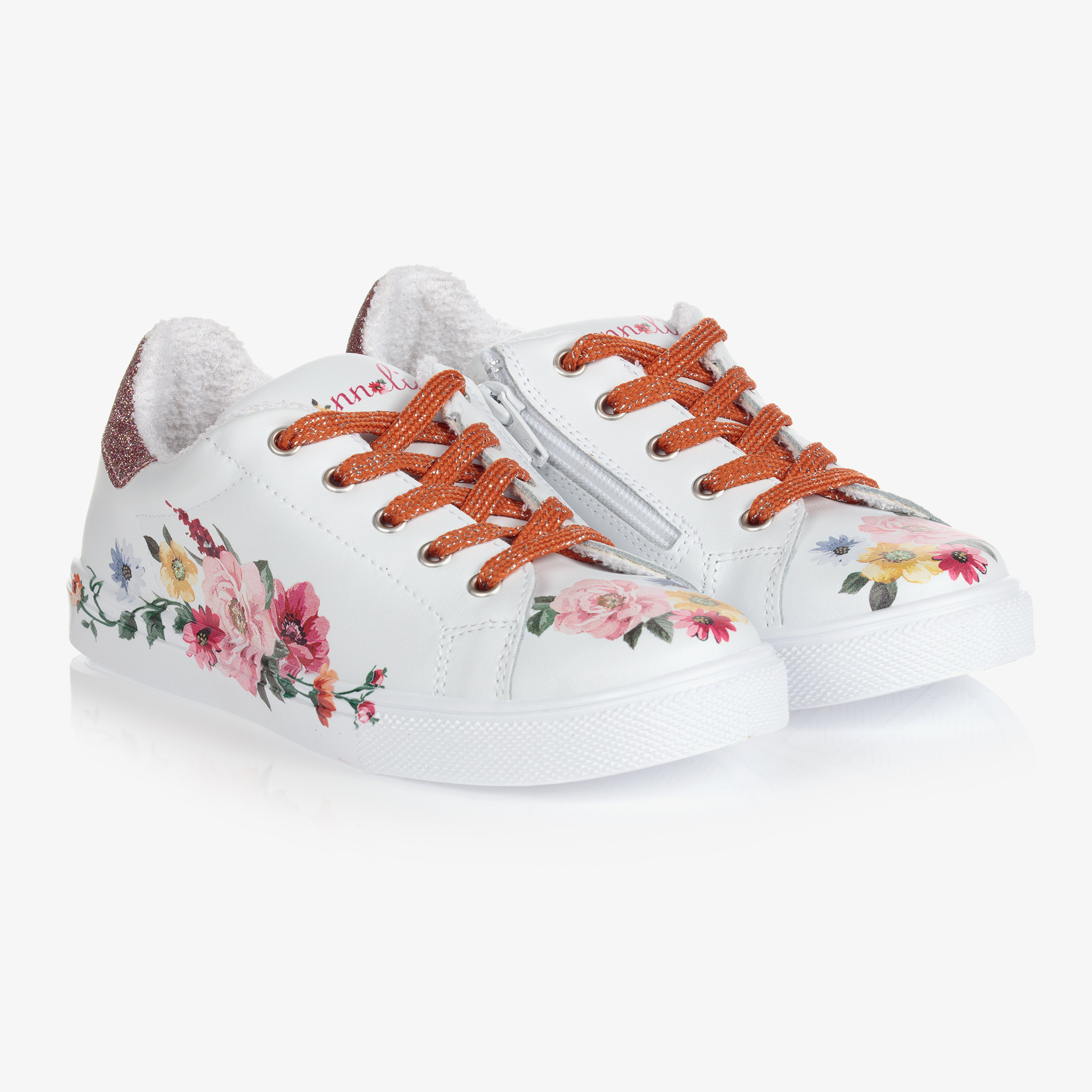 Girls floral sneakers online