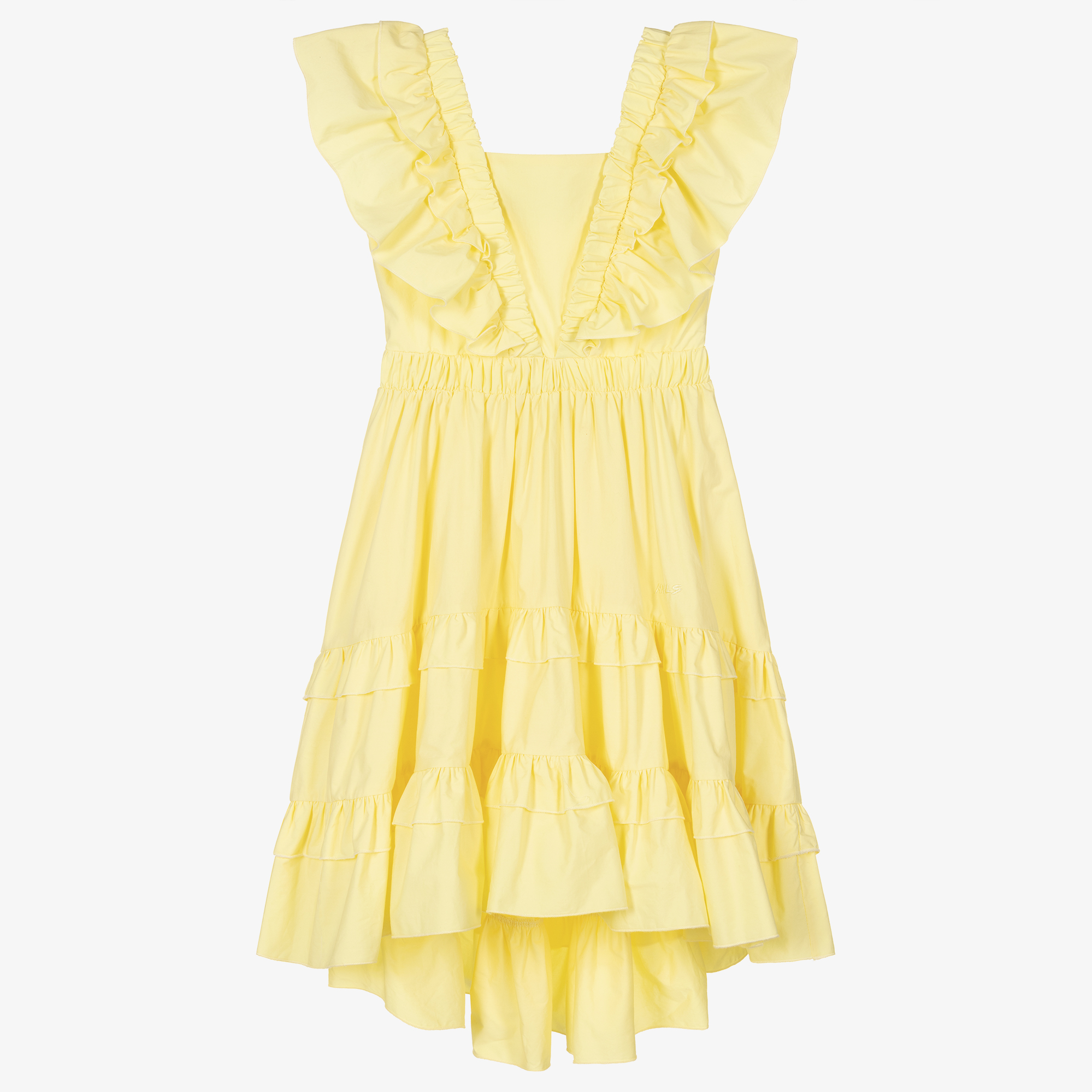 Kate Spade Poplin Ruffle Tiered Dress sold in Yellow Size 0