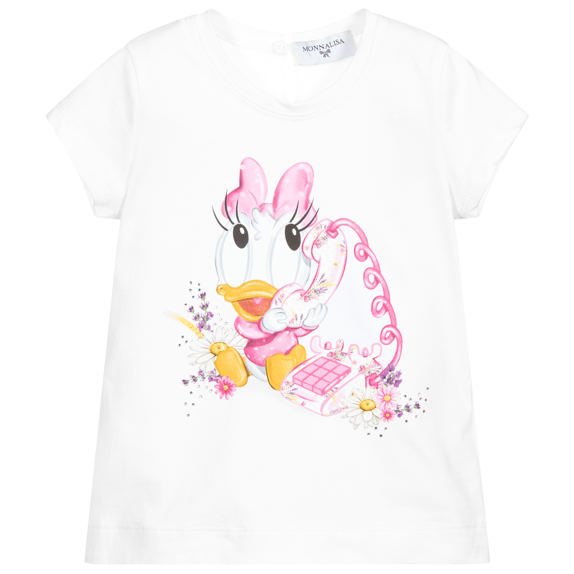 Disney Daisy Duck Print Jersey T-Shirt 【日本製】 - トップス