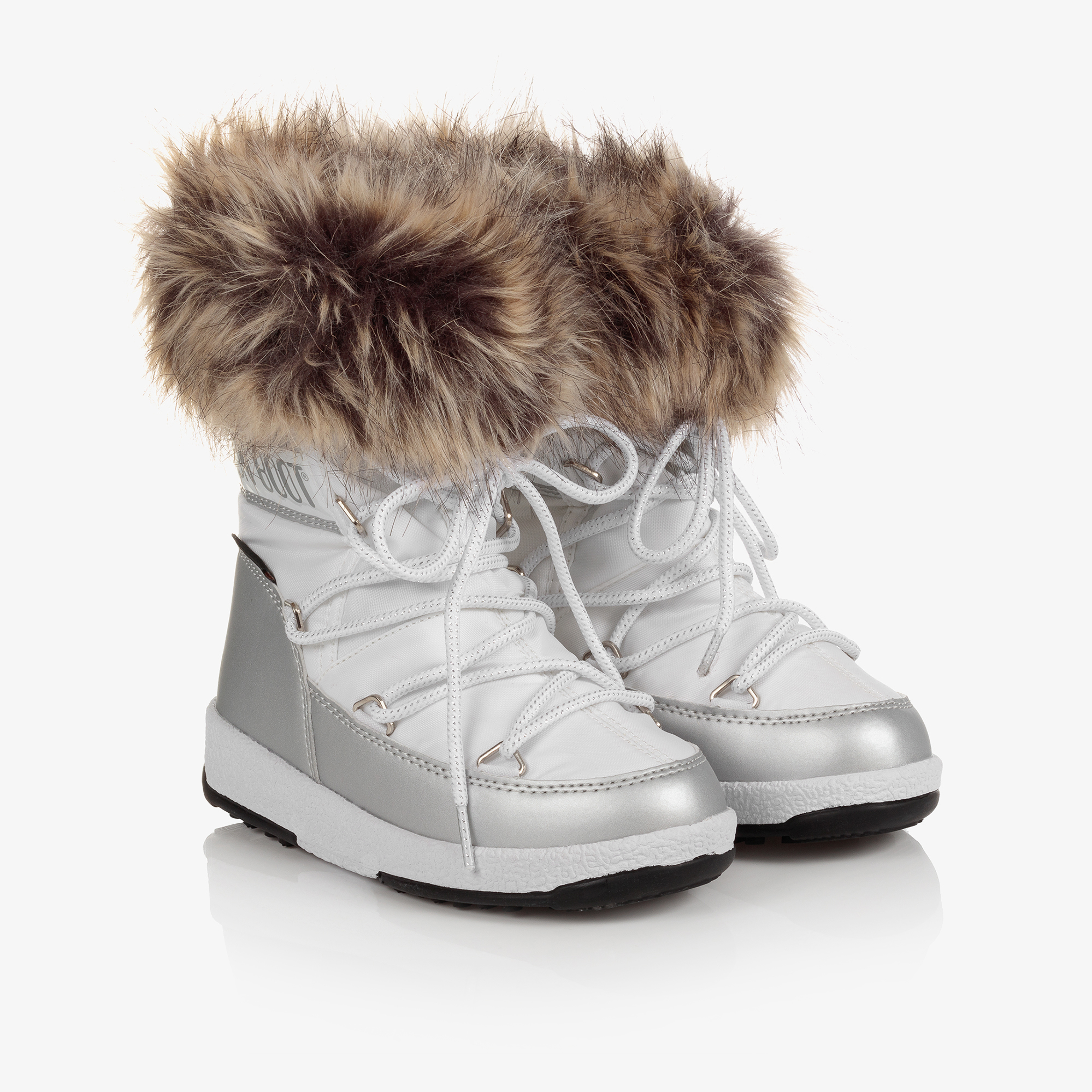 Moon boots blanche hot sale