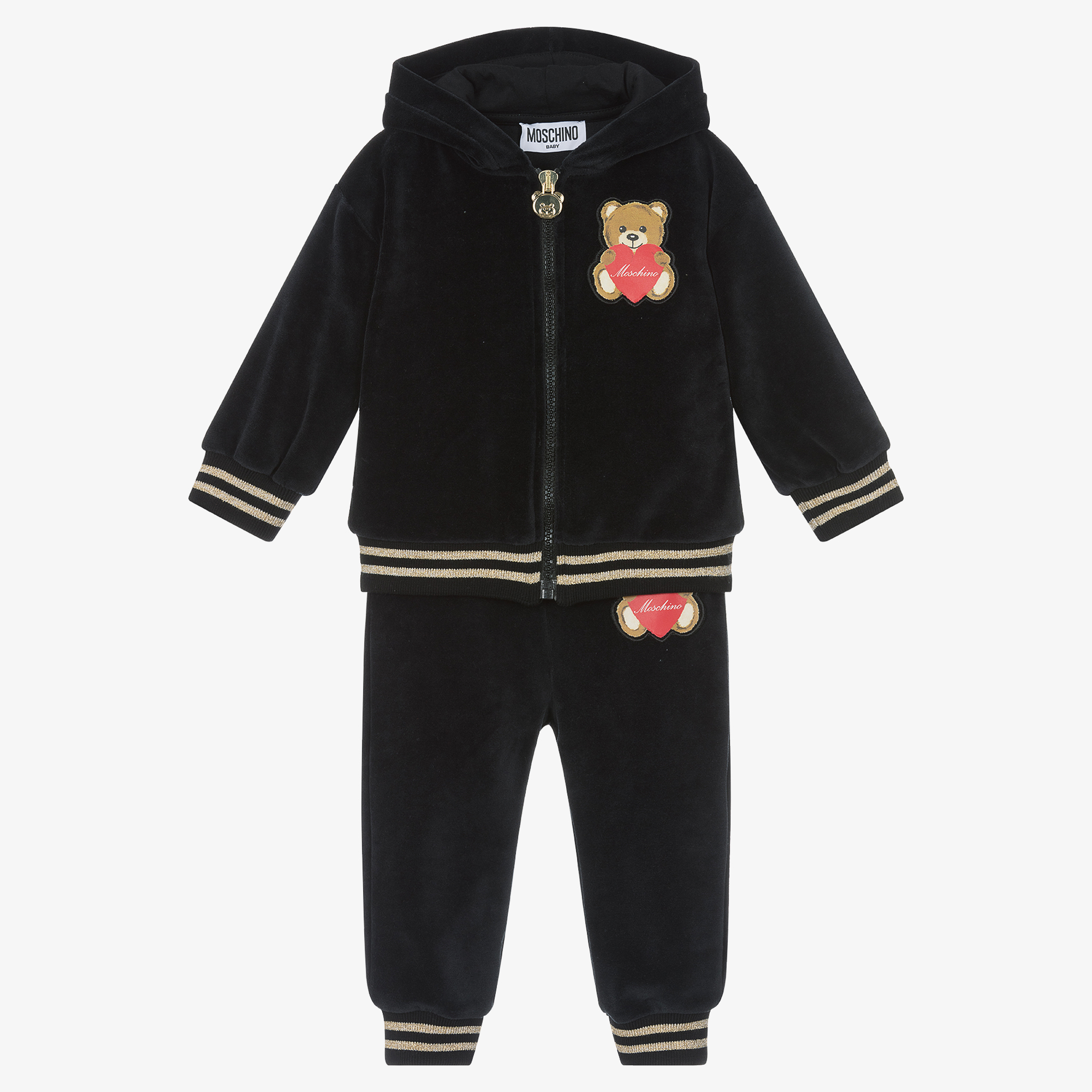 Baby velour hot sale tracksuit