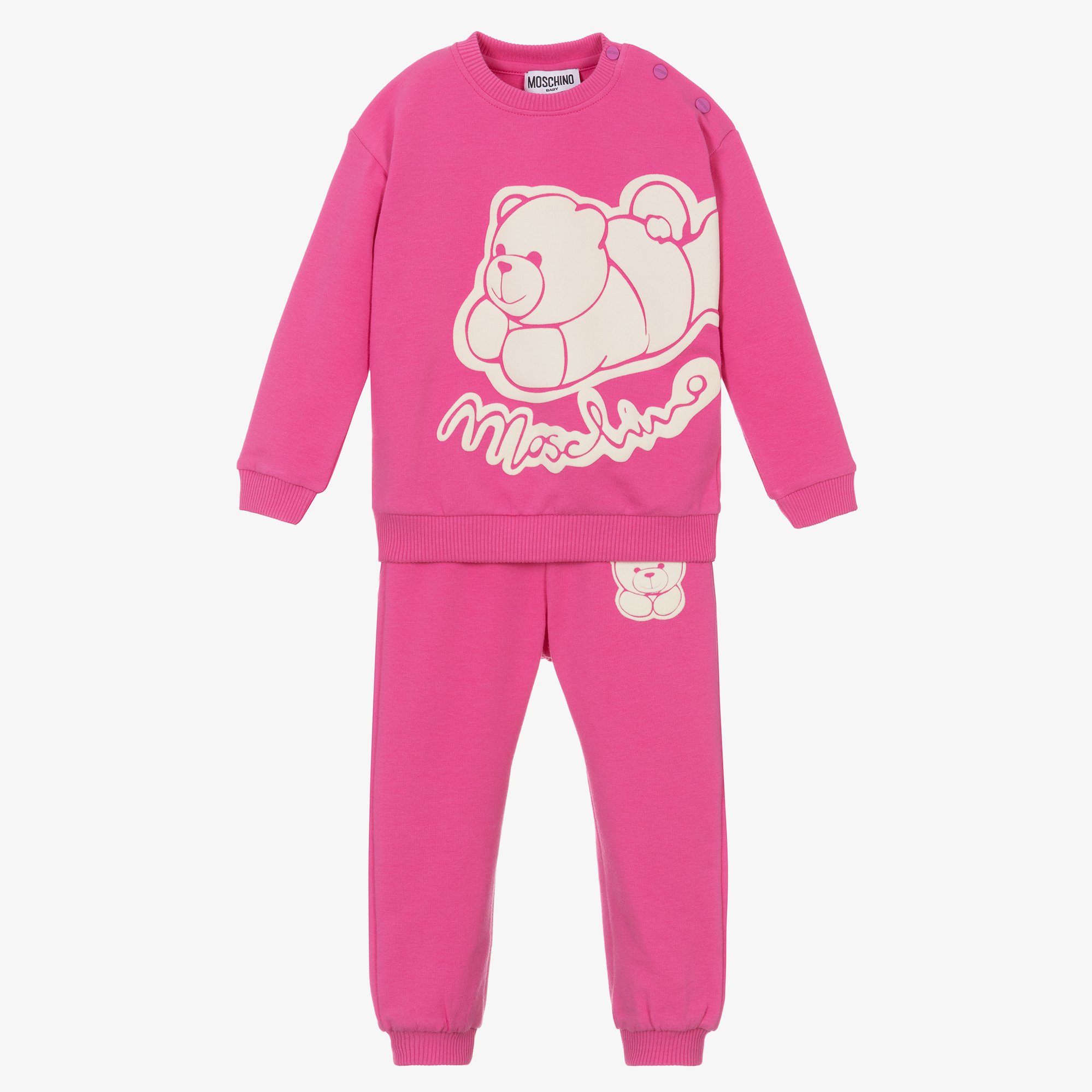 Moschino baby hotsell girl tracksuit