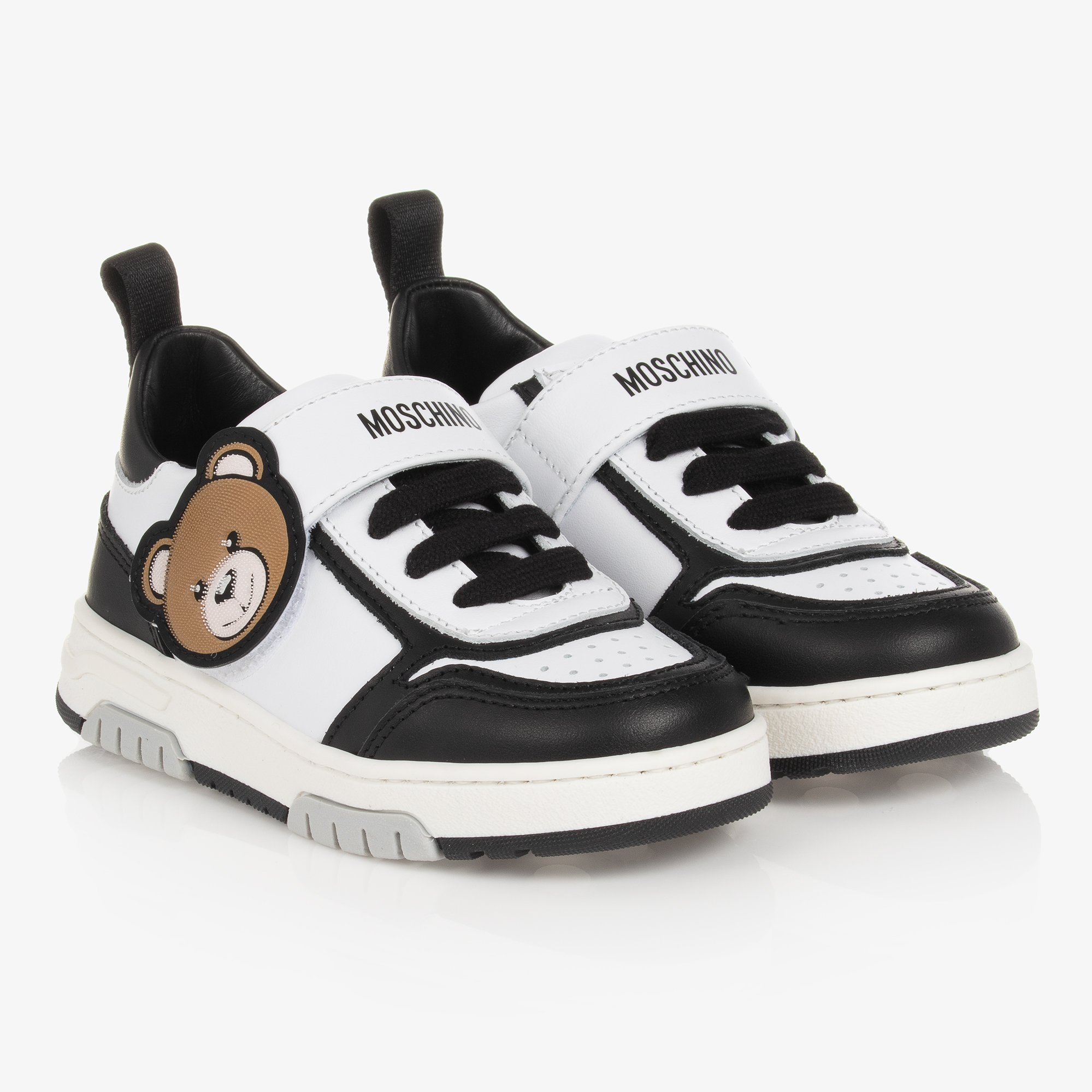 Moschino hot sale bear trainers