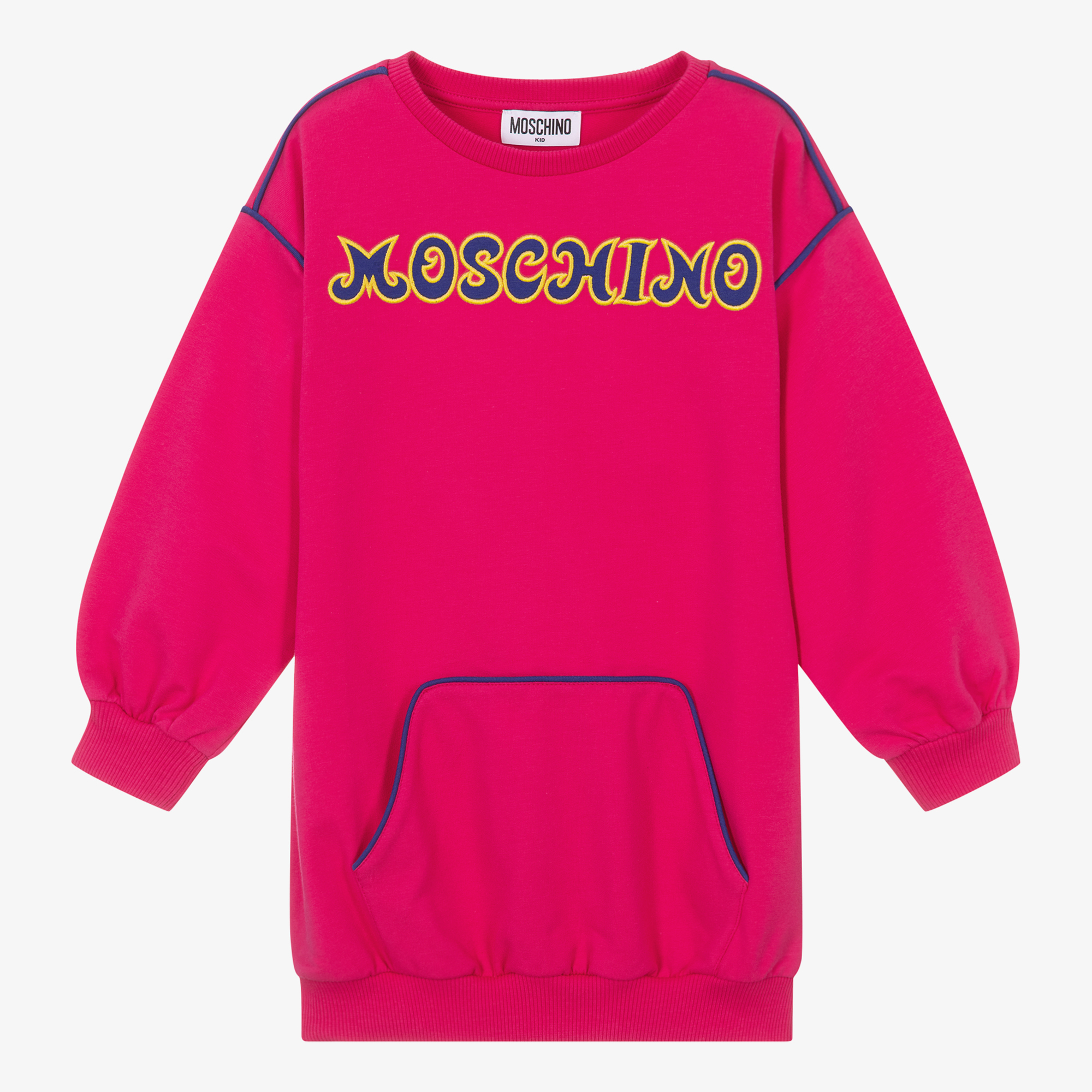 Pink moschino sweatshirt sale