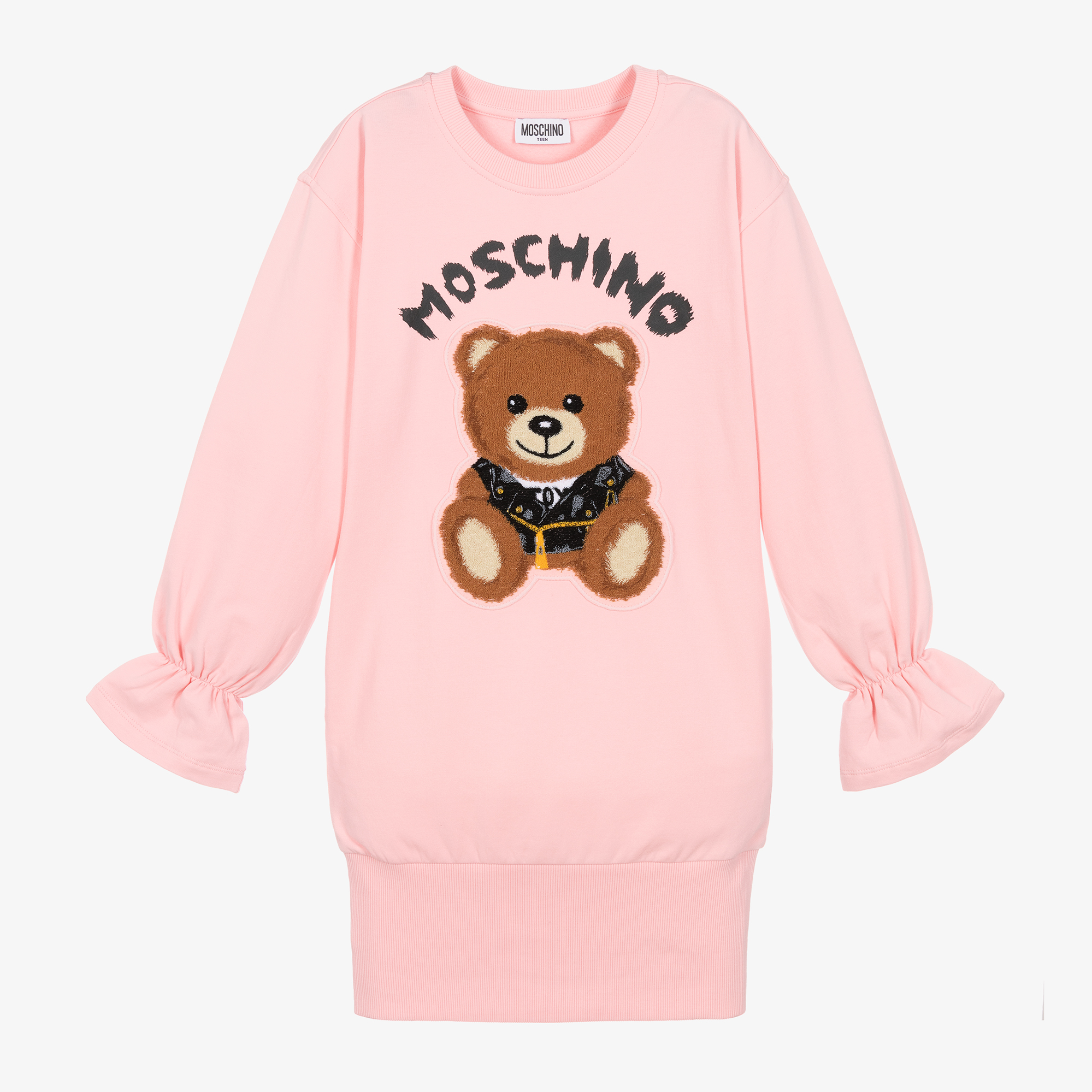 MOSCHINO outlet GIRL TEDDY BEAR SHORT DRESS