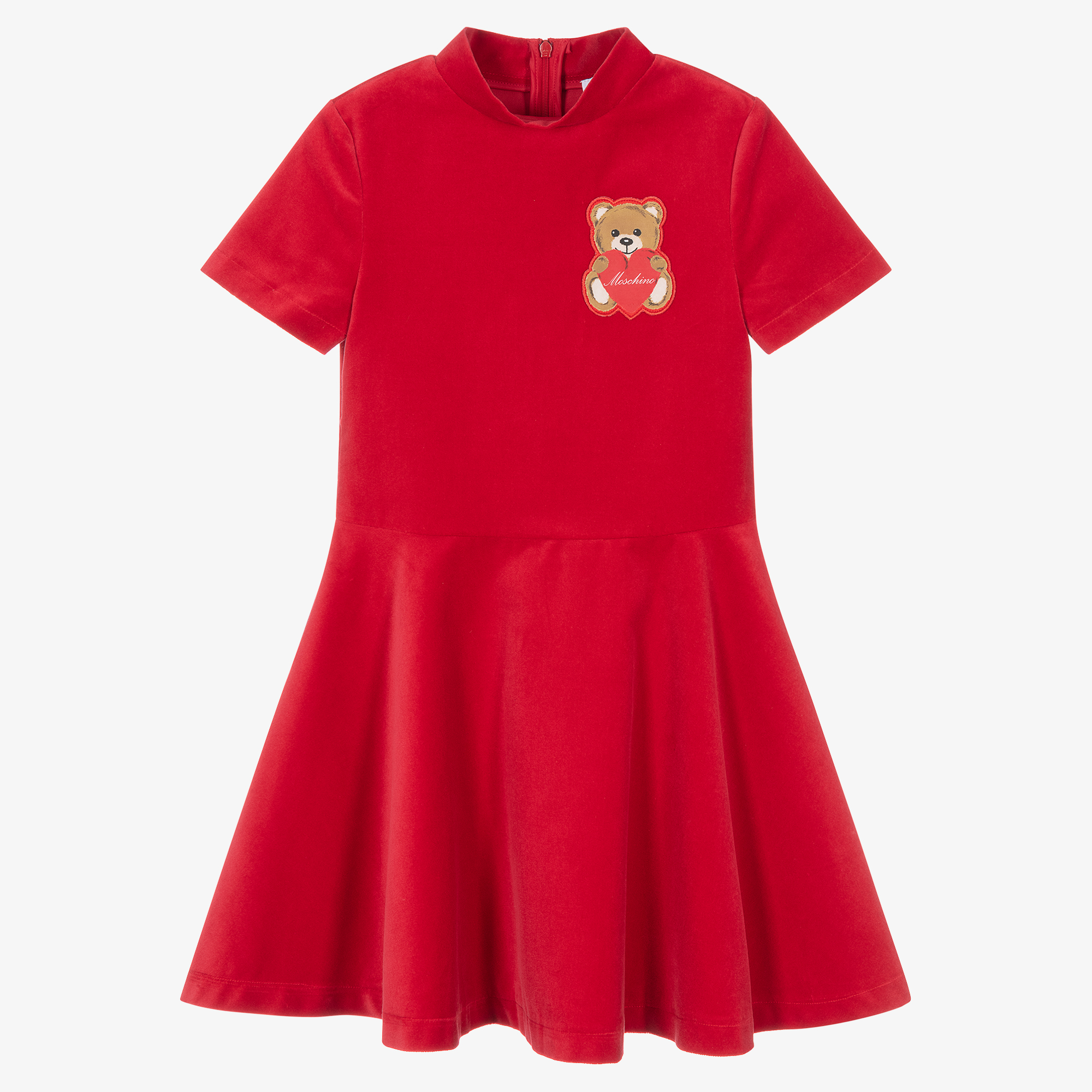 MOSCHINO outlet GIRL TEDDY BEAR SHORT DRESS